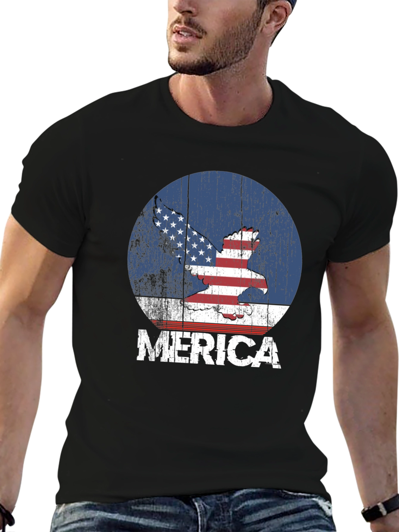Patriotic Merica Eagle T-Shirt