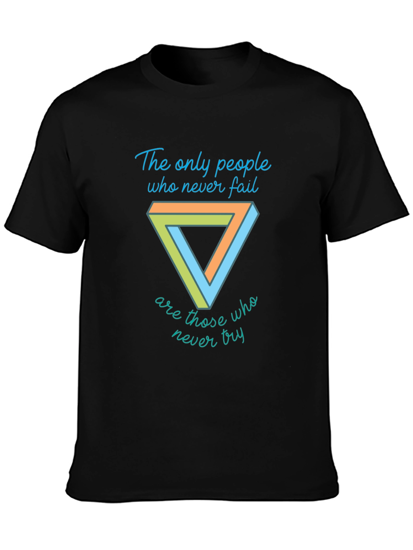 Motivational T-Shirt - Penrose Triangle Graphic Tee
