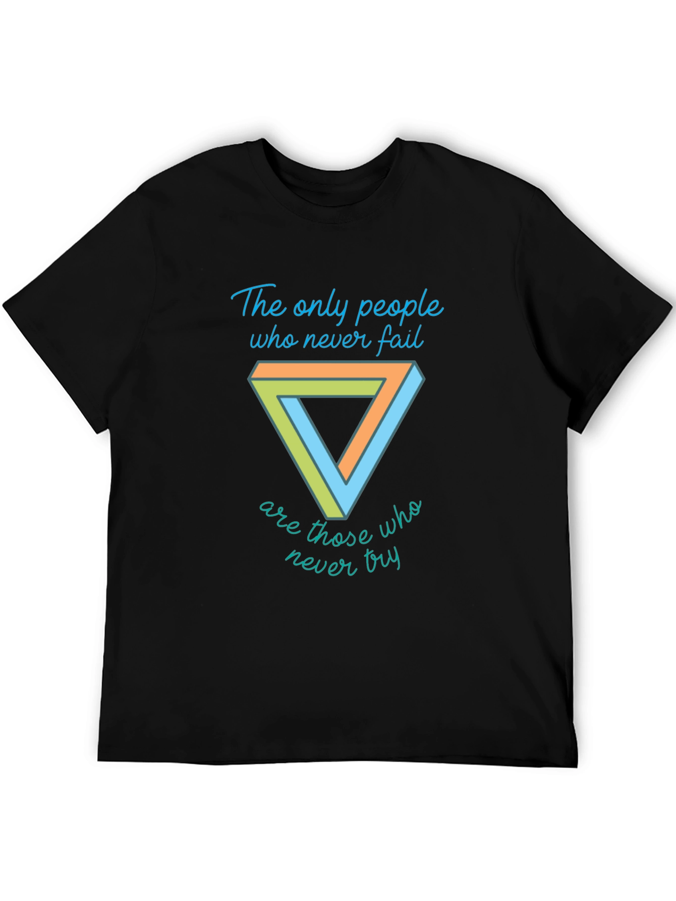 Motivational T-Shirt - Penrose Triangle Graphic Tee