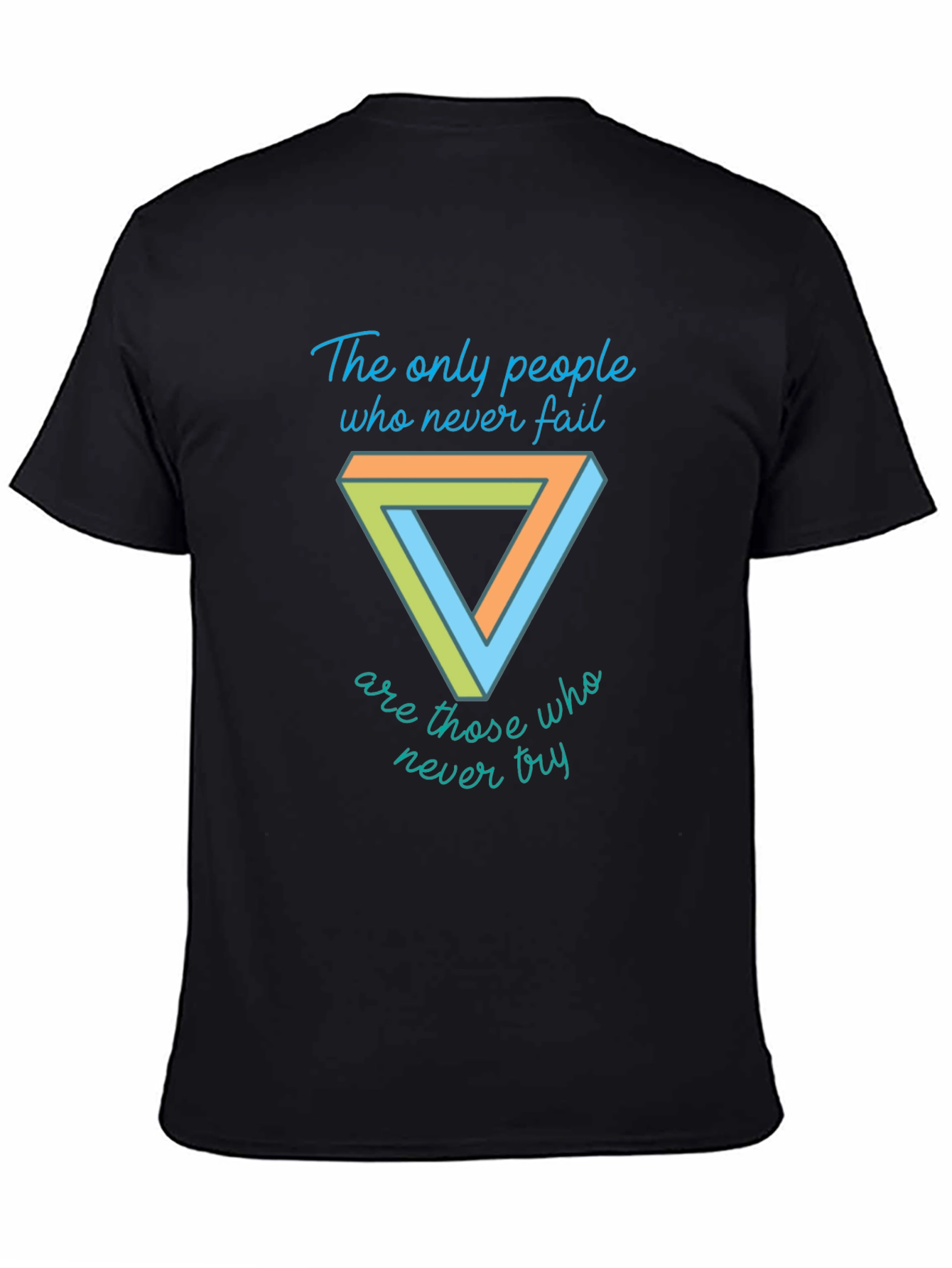 Motivational T-Shirt - Penrose Triangle Graphic Tee