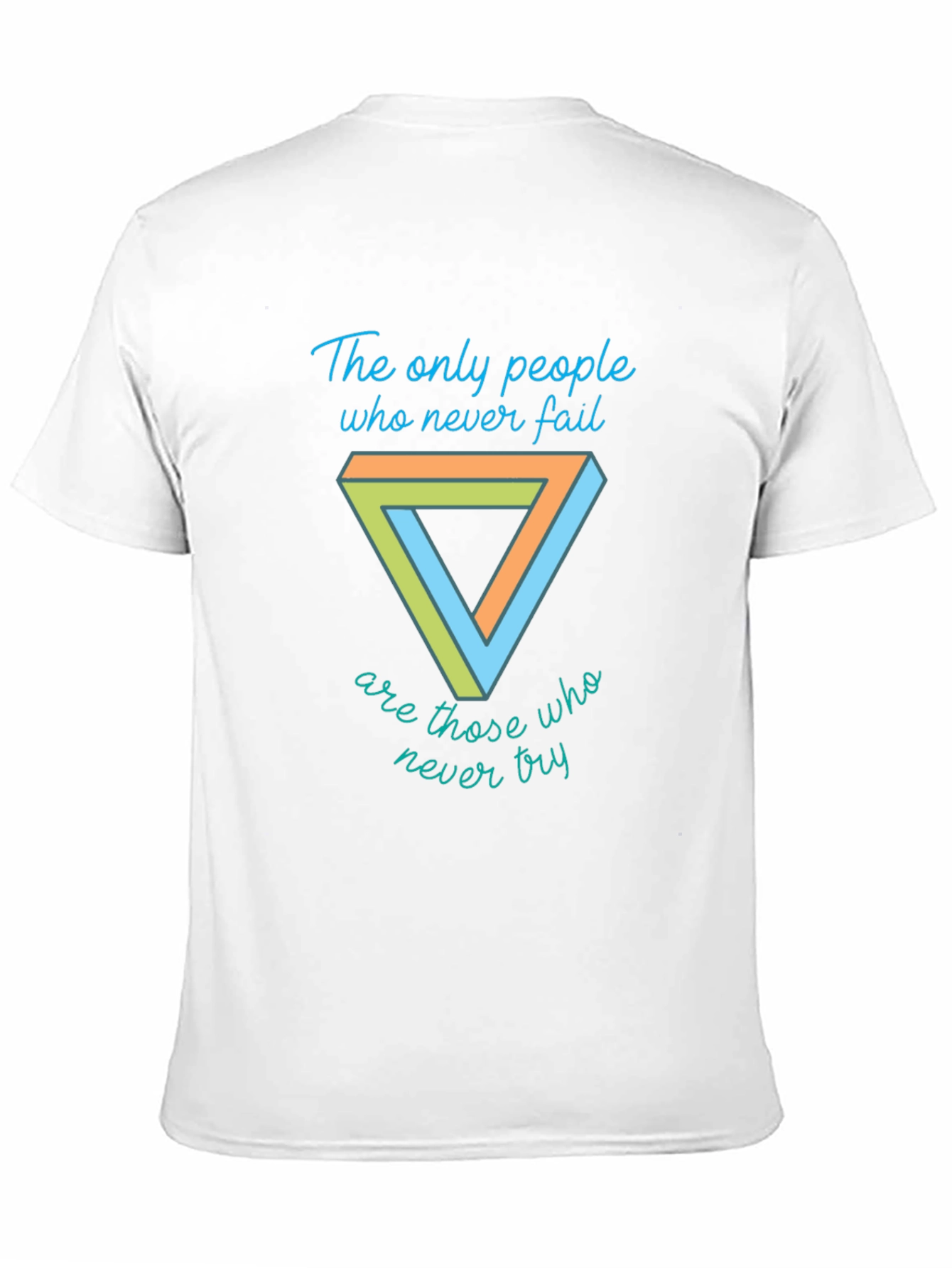 Motivational T-Shirt - Penrose Triangle Graphic Tee