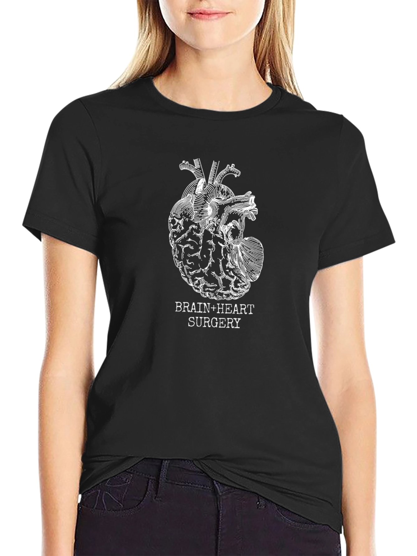 Brain and Heart Surgery Graphic T-Shirt