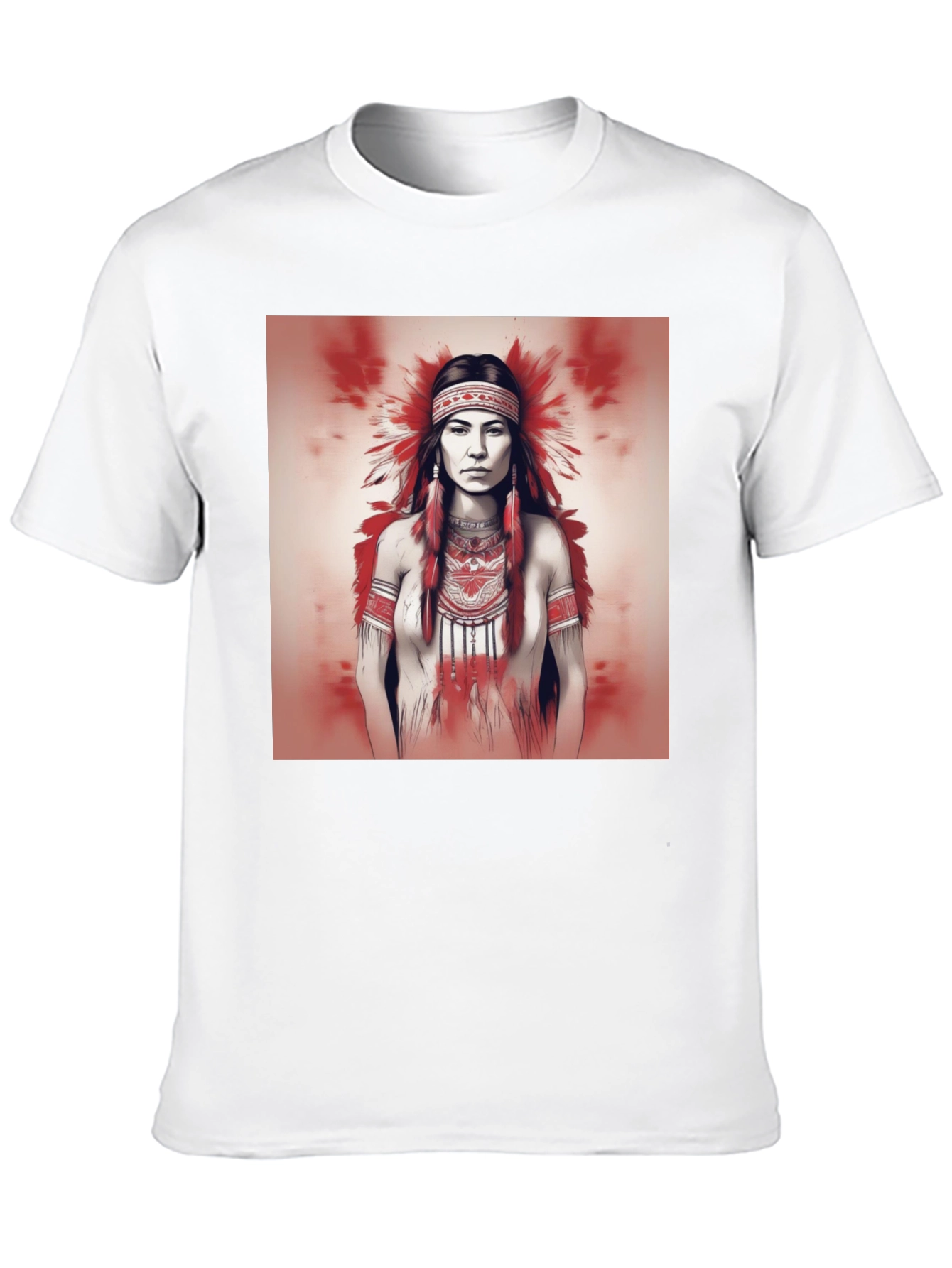 Native American Woman Graphic Tee