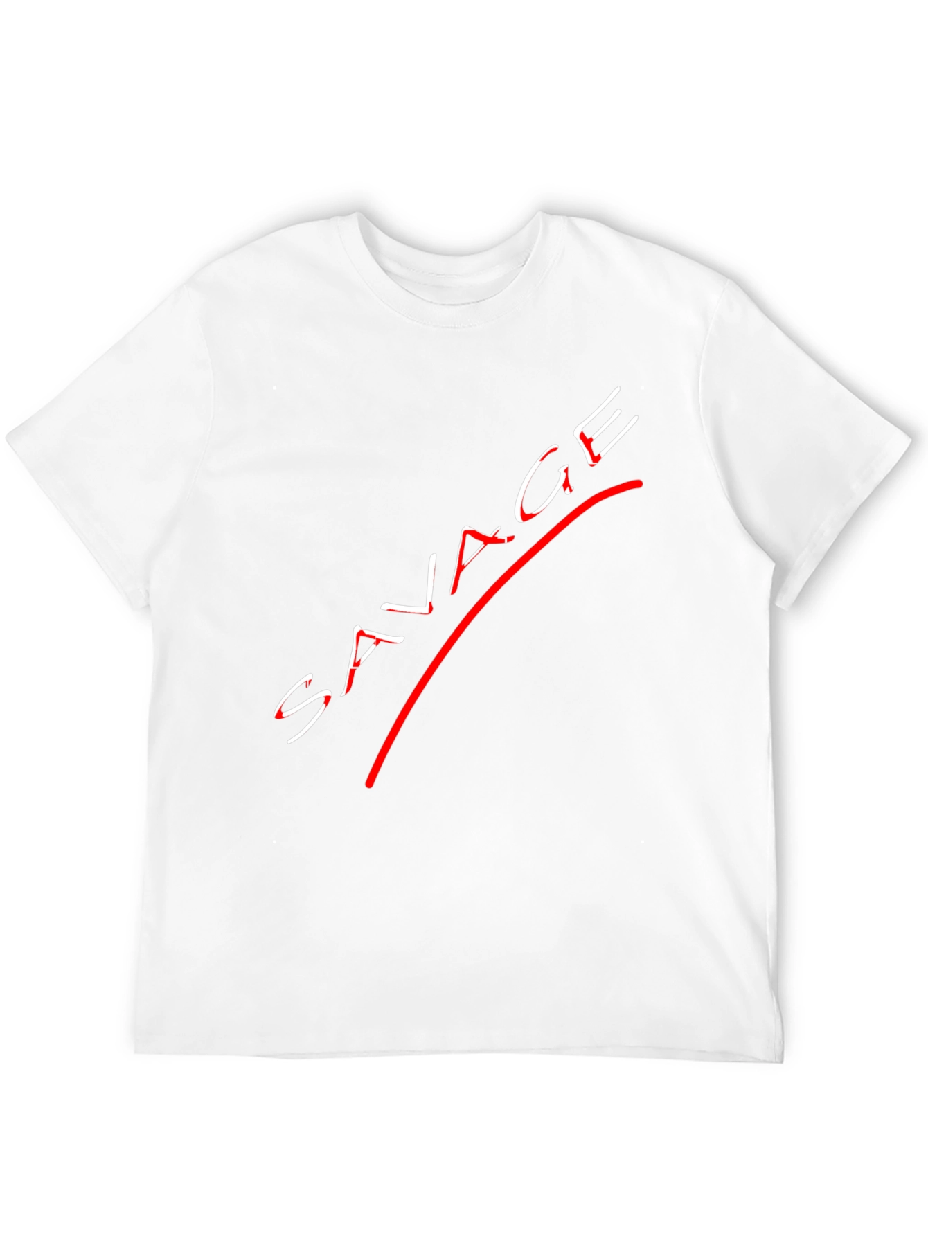 Savage Graphic Print Black T-Shirt