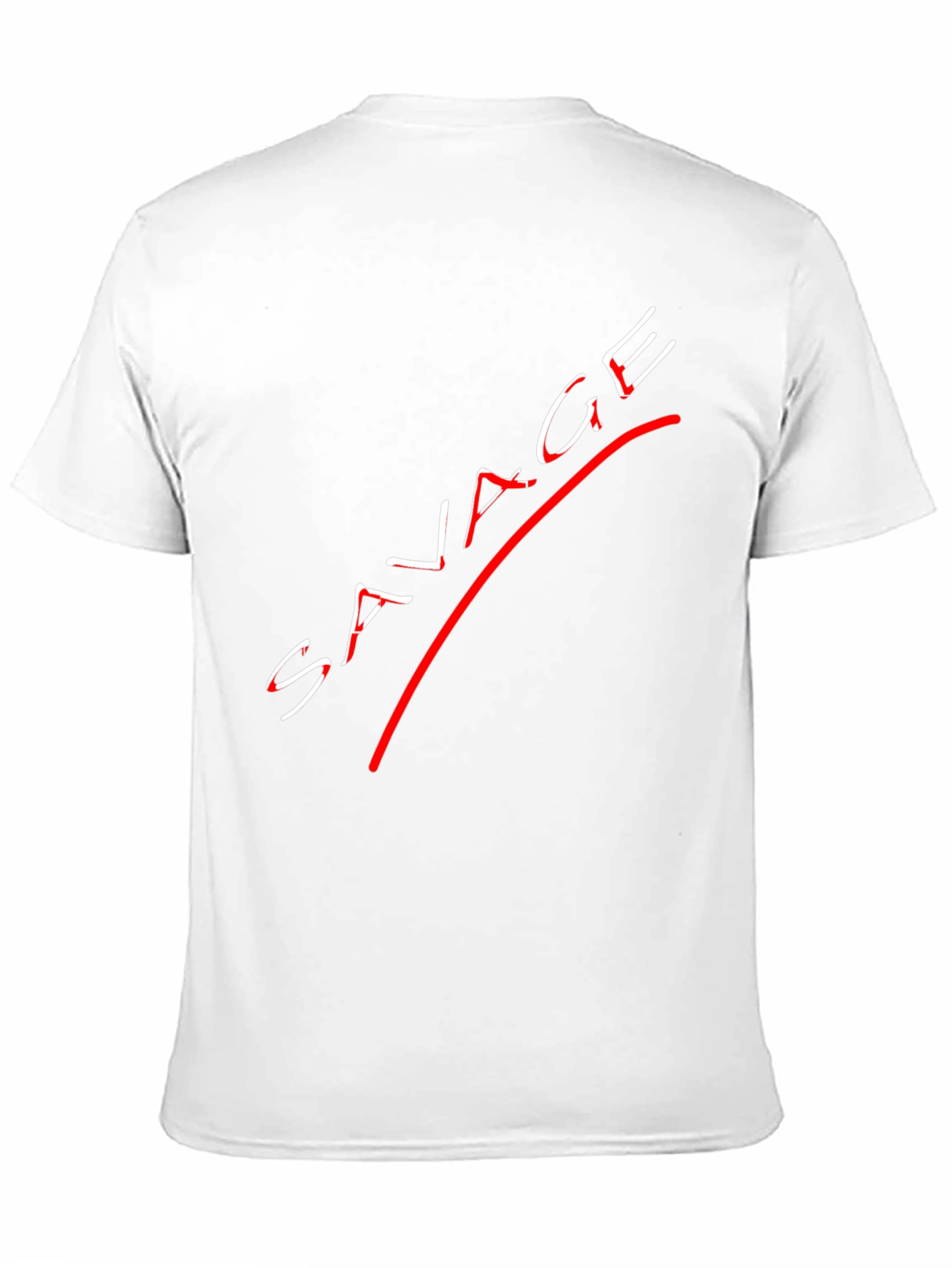 Savage Graphic Print Black T-Shirt