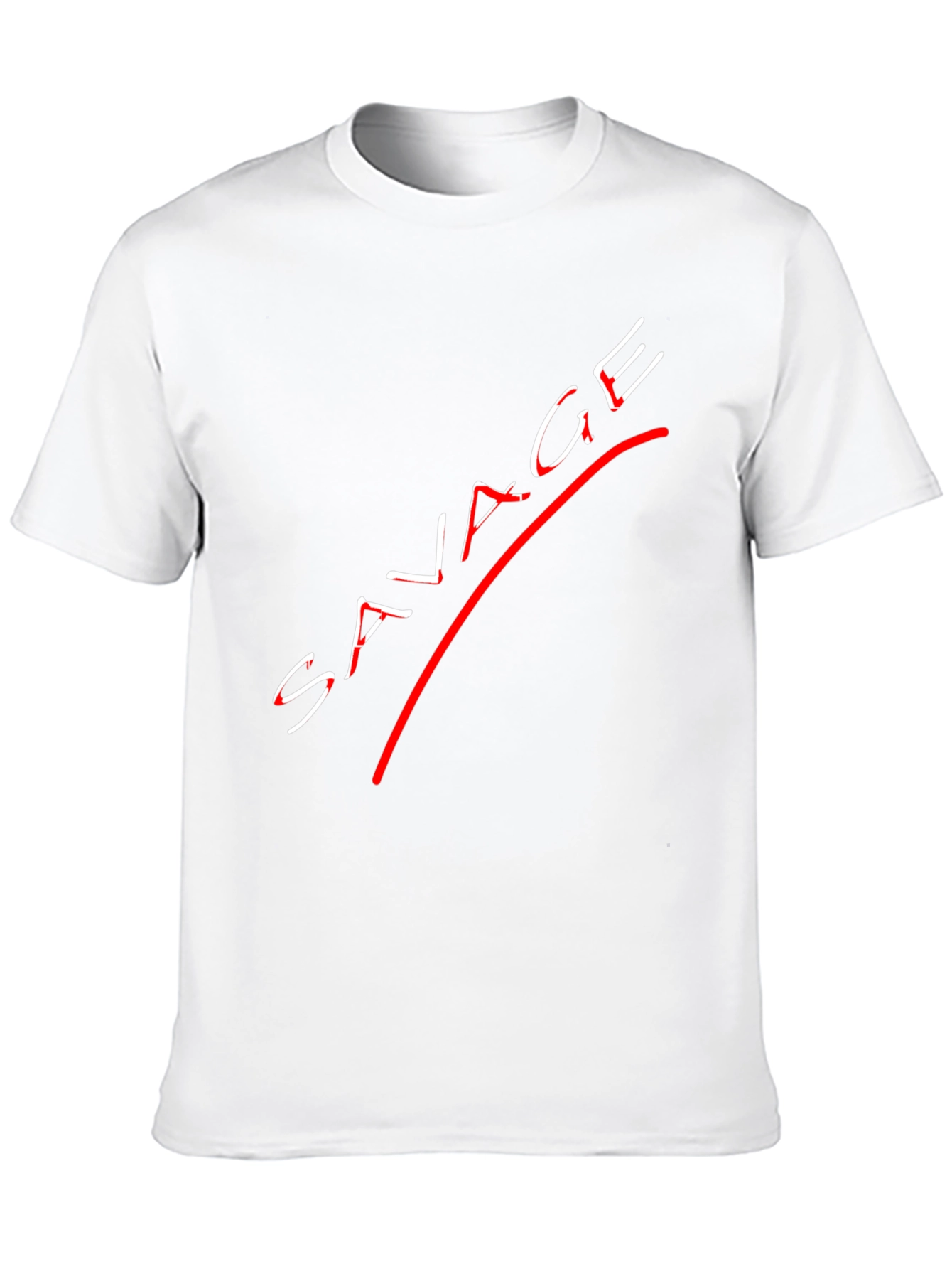 Savage Graphic Print Black T-Shirt