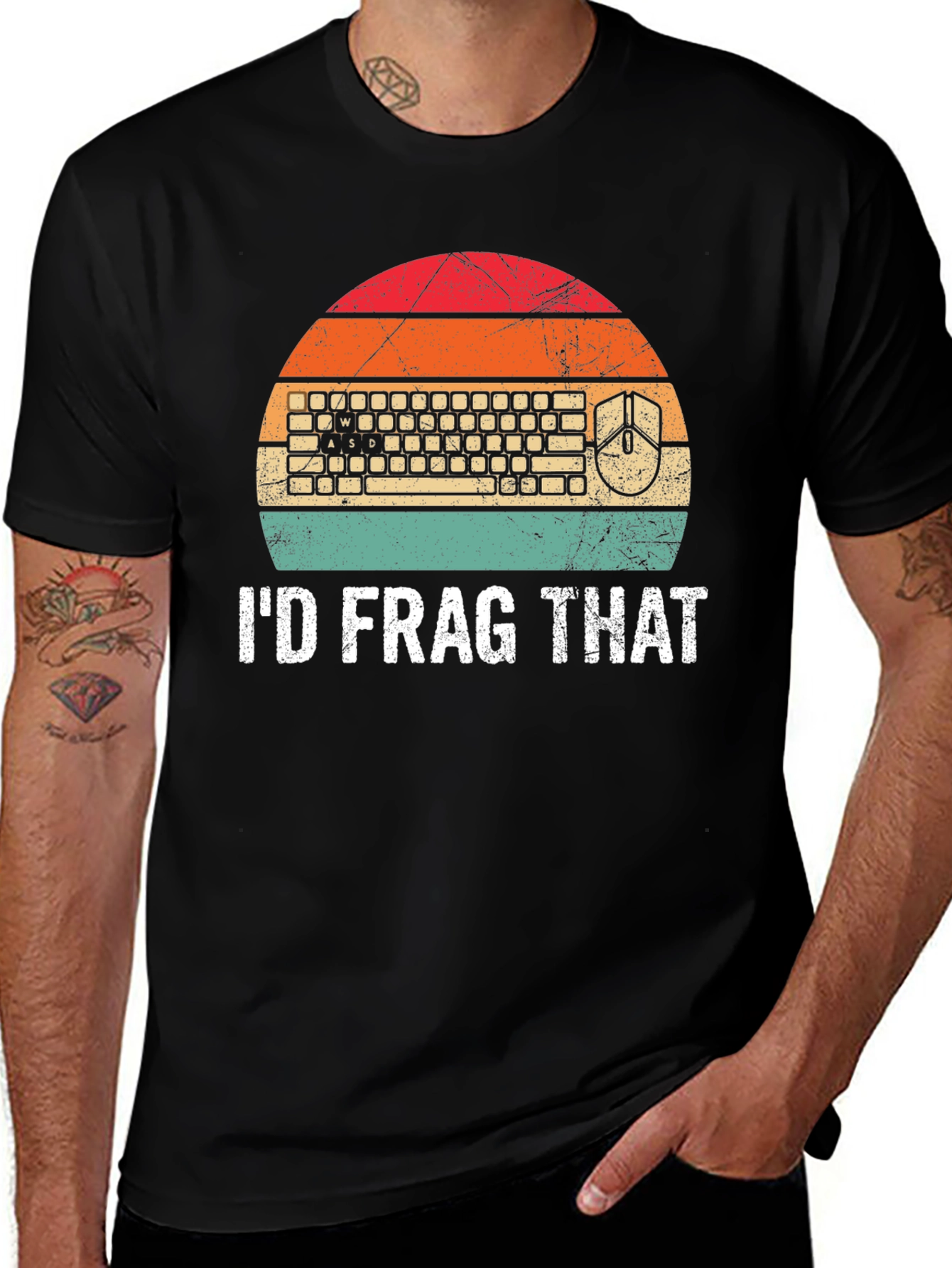 Id Frag That Retro Gaming T-Shirt