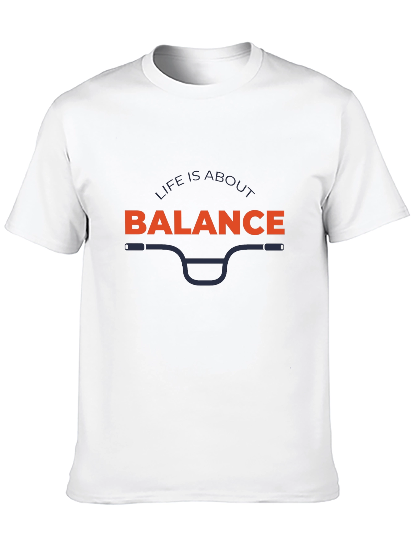 Life is About Balance Graphic Tee - Black T-Shirt