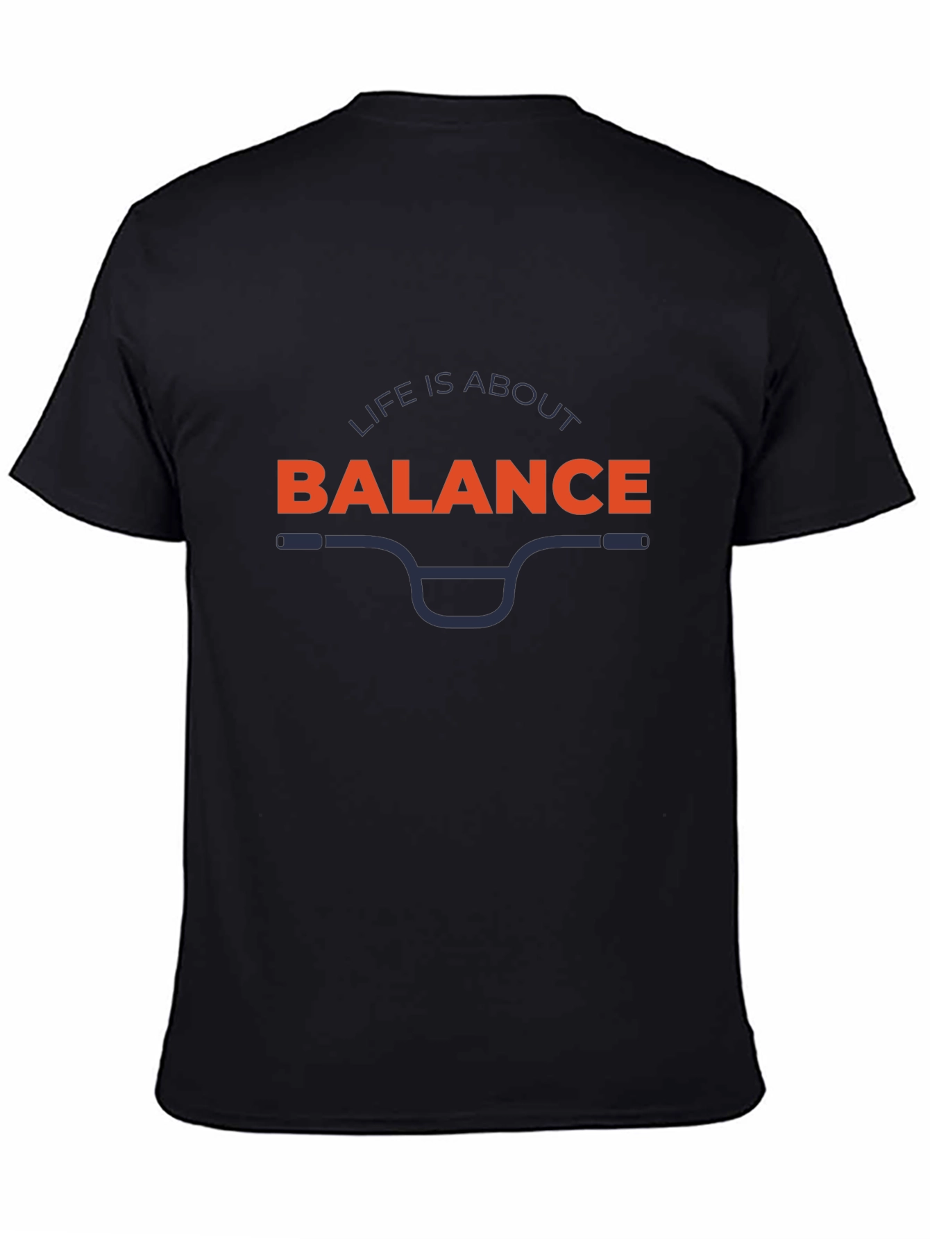 Life is About Balance Graphic Tee - Black T-Shirt