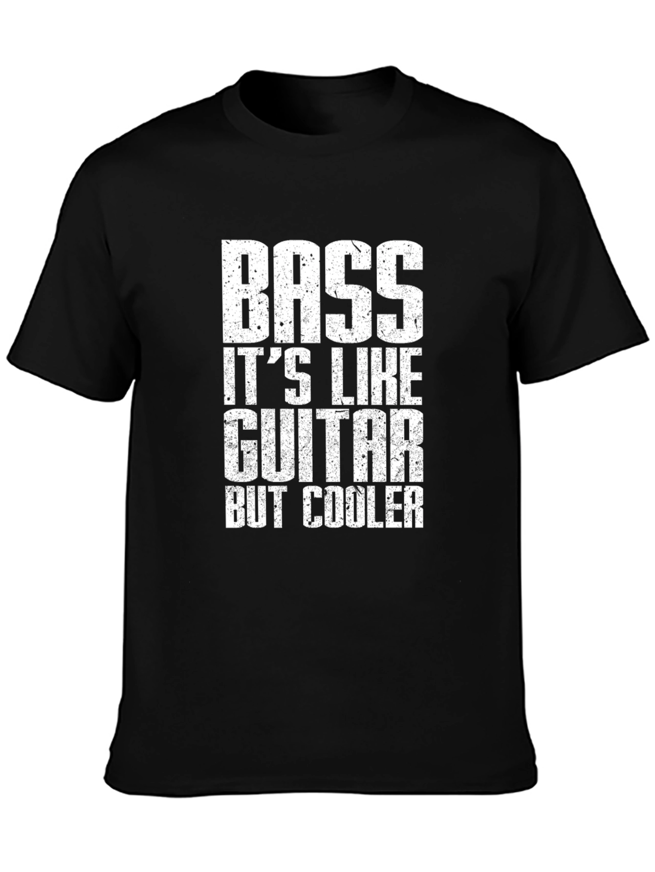 Bass is Cooler T-Shirt - Musician Humor Tee