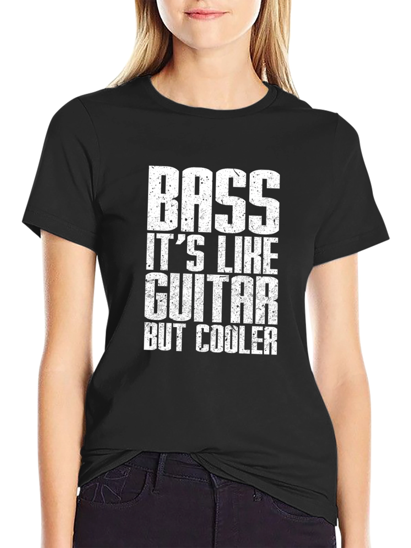 Bass is Cooler T-Shirt - Musician Humor Tee