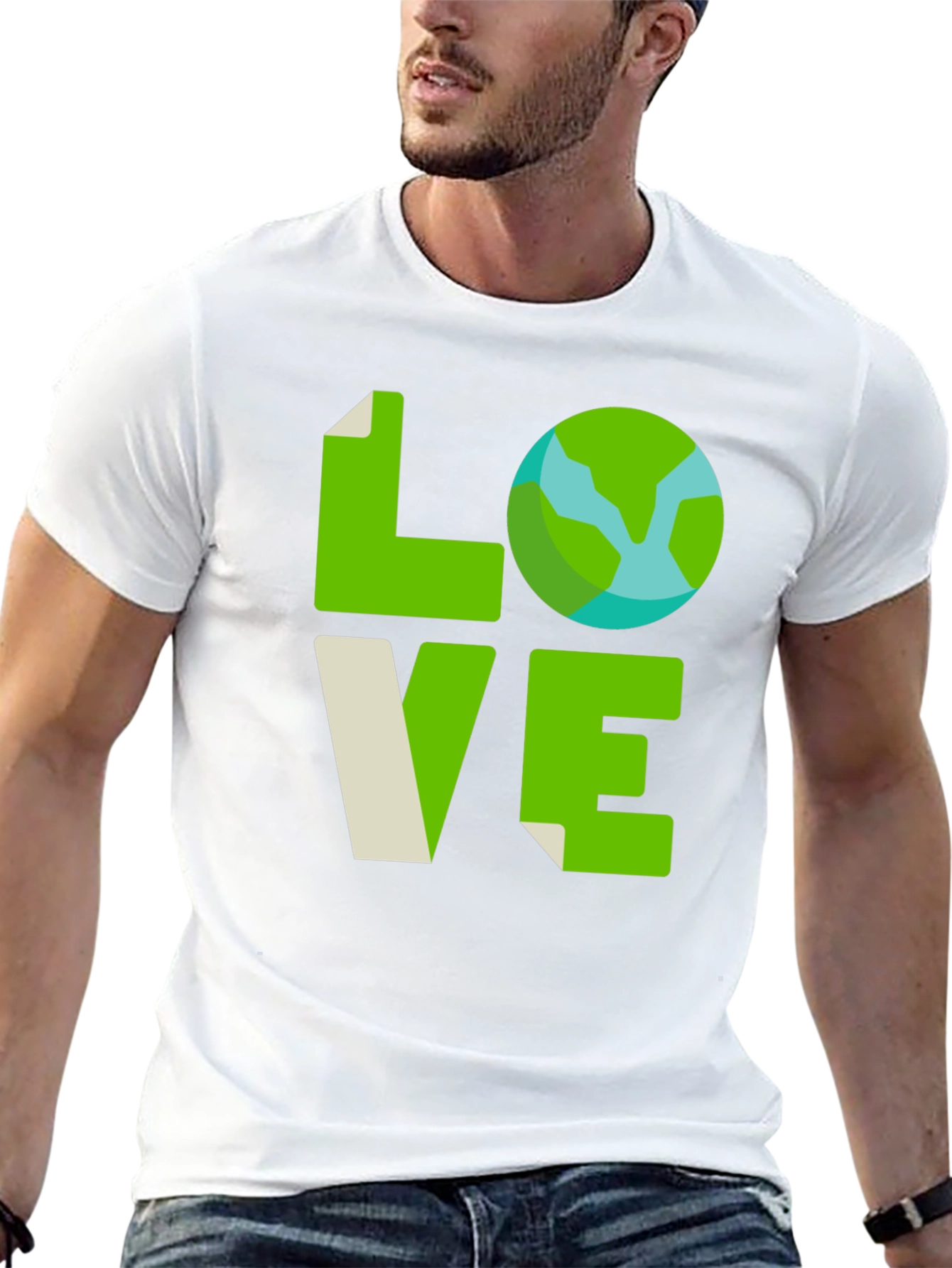 Love Earth T-Shirt - Green Planet Tee