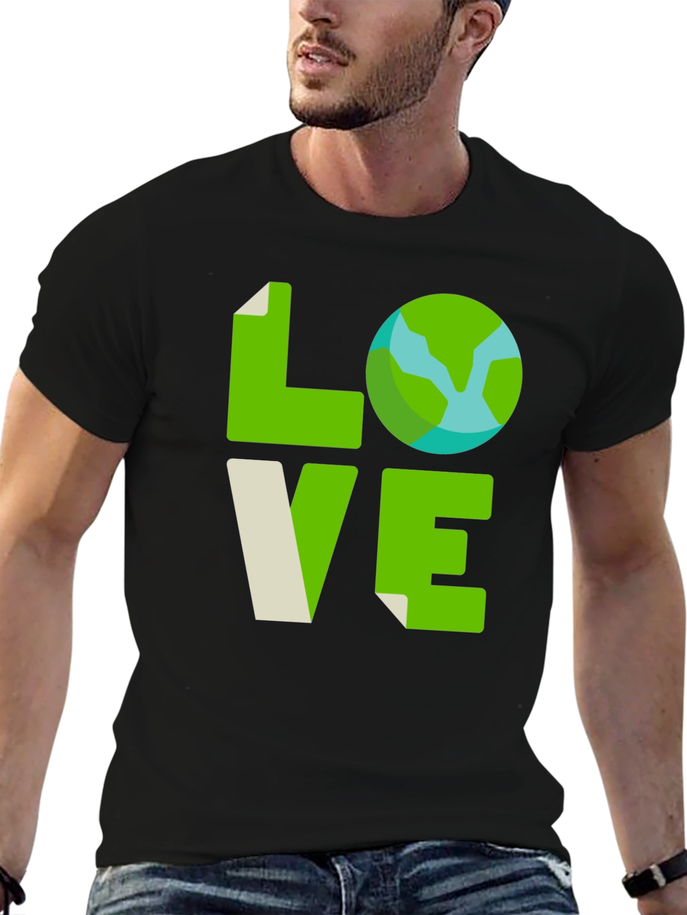 Love Earth T-Shirt - Green Planet Tee