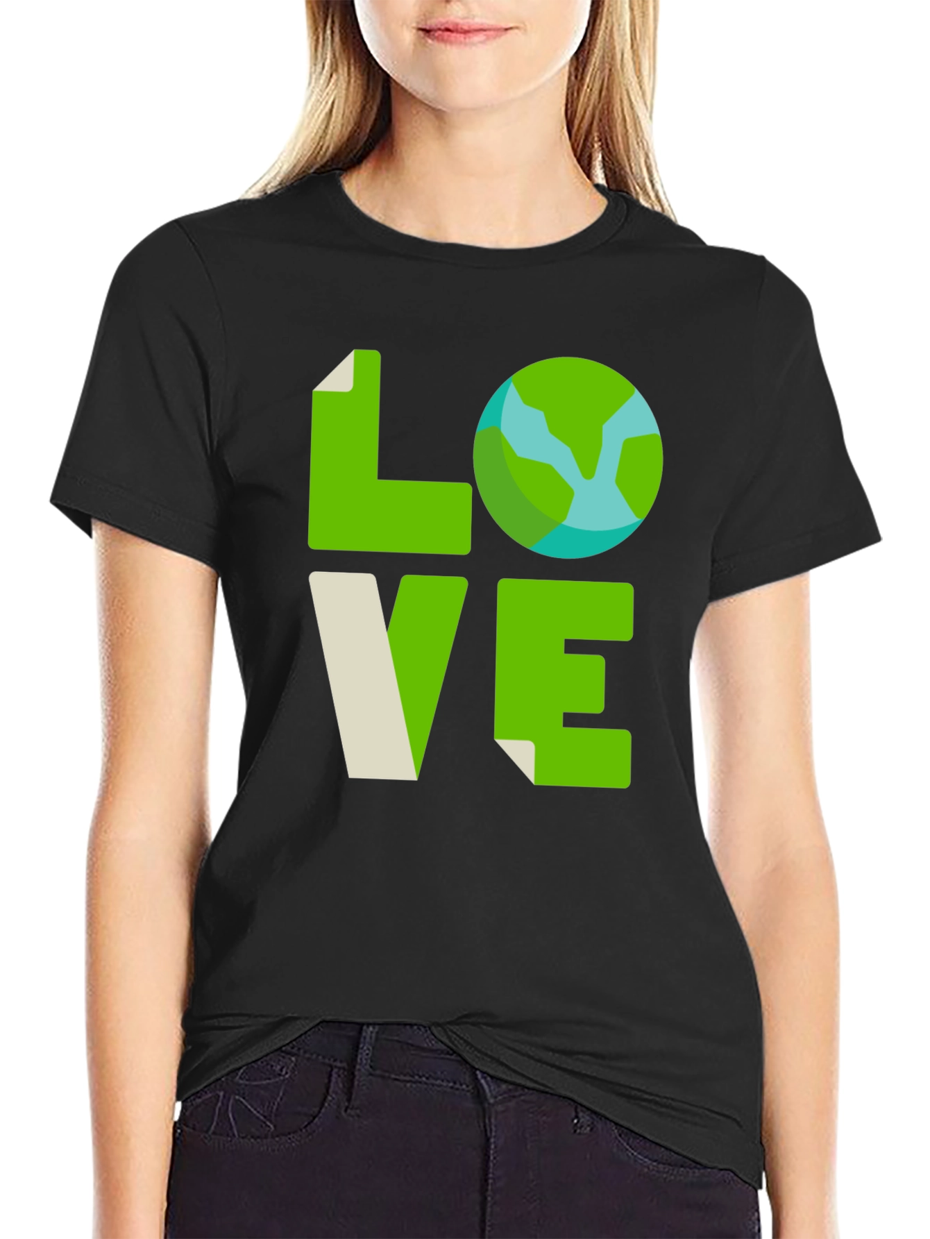 Love Earth T-Shirt - Green Planet Tee
