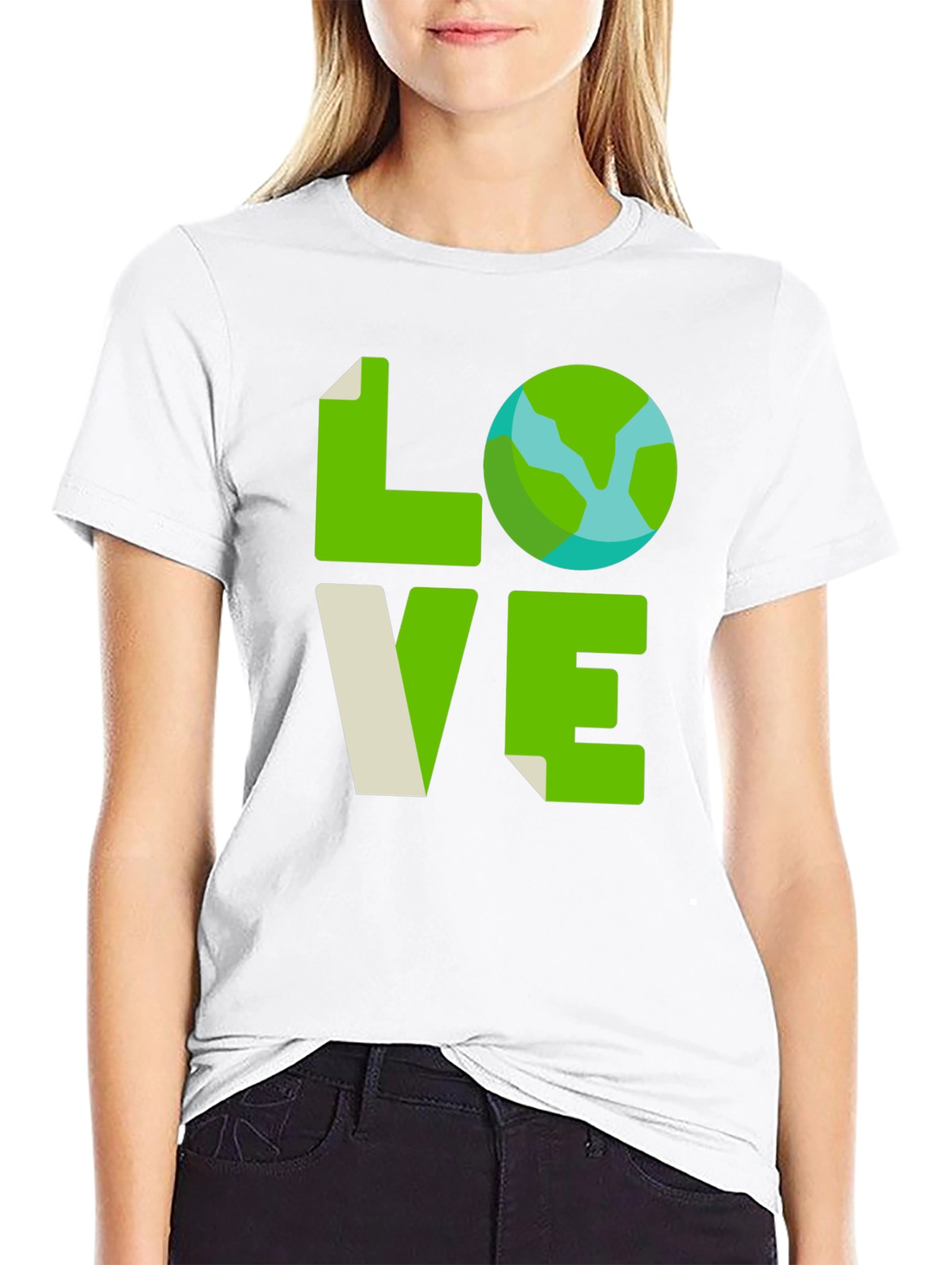 Love Earth T-Shirt - Green Planet Tee