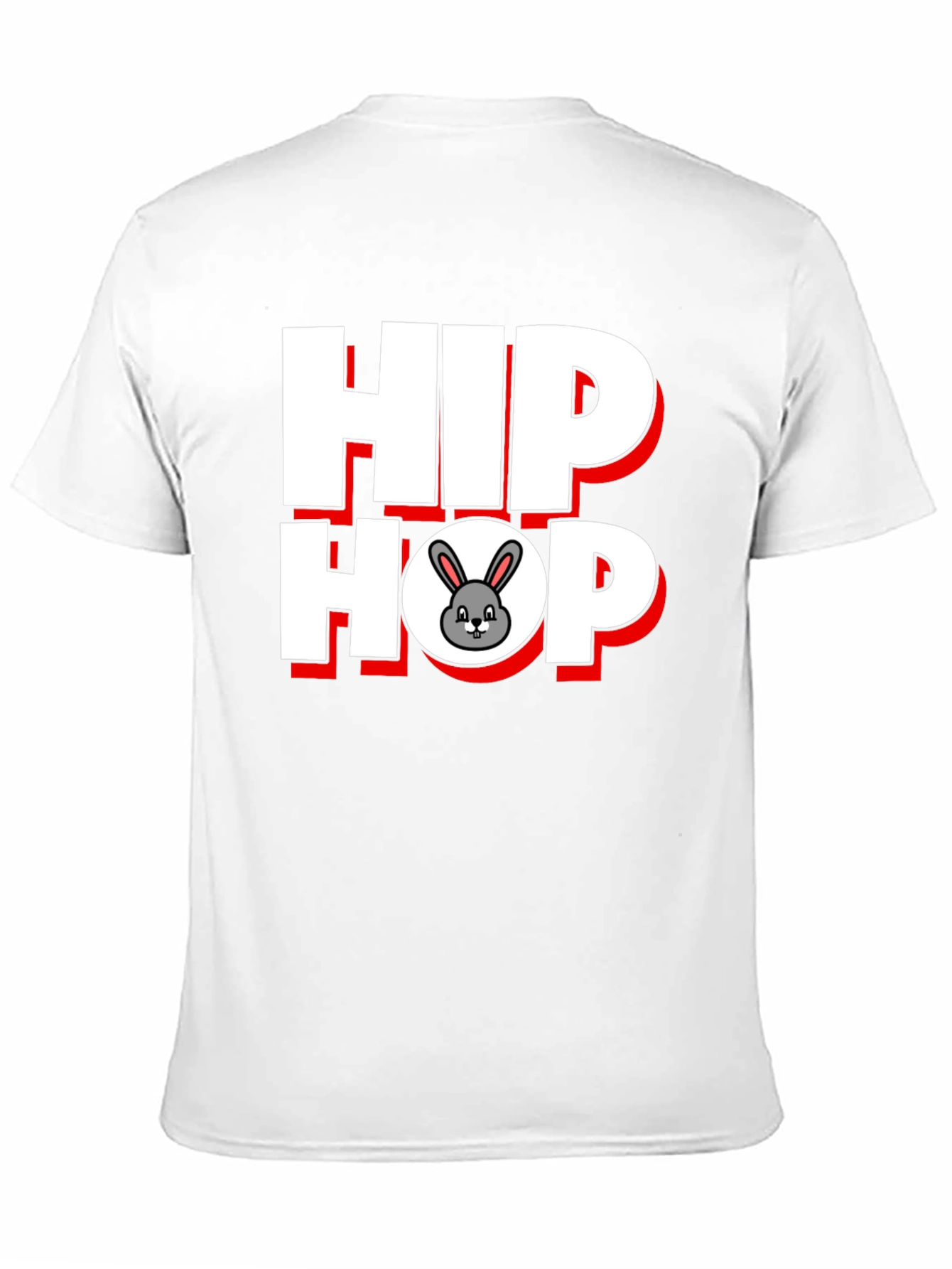 Hip Hop Bunny Graphic T-Shirt