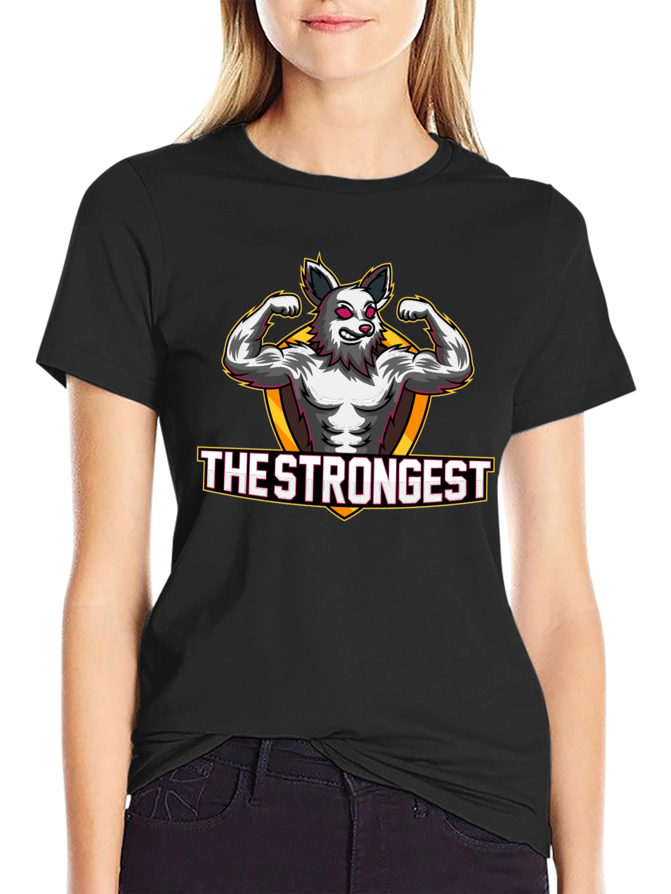 The Strongest Wolf Graphic T-Shirt