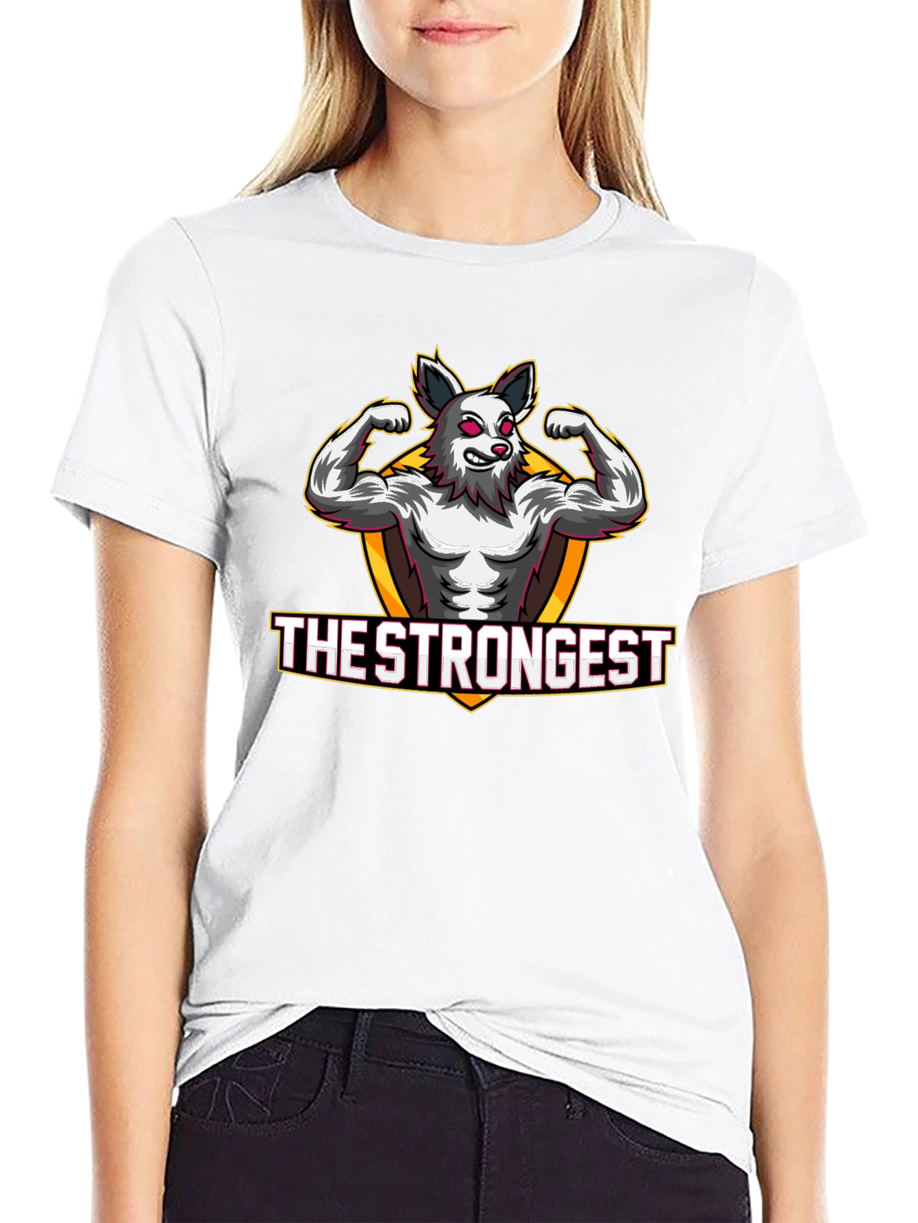 The Strongest Wolf Graphic T-Shirt