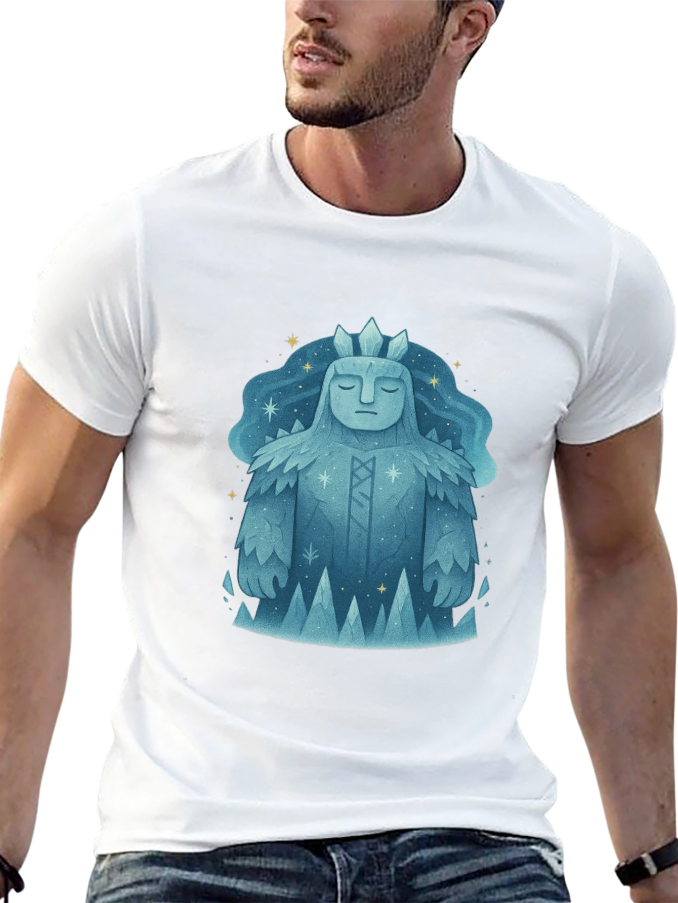 Winter Spirit Graphic Tee - Black