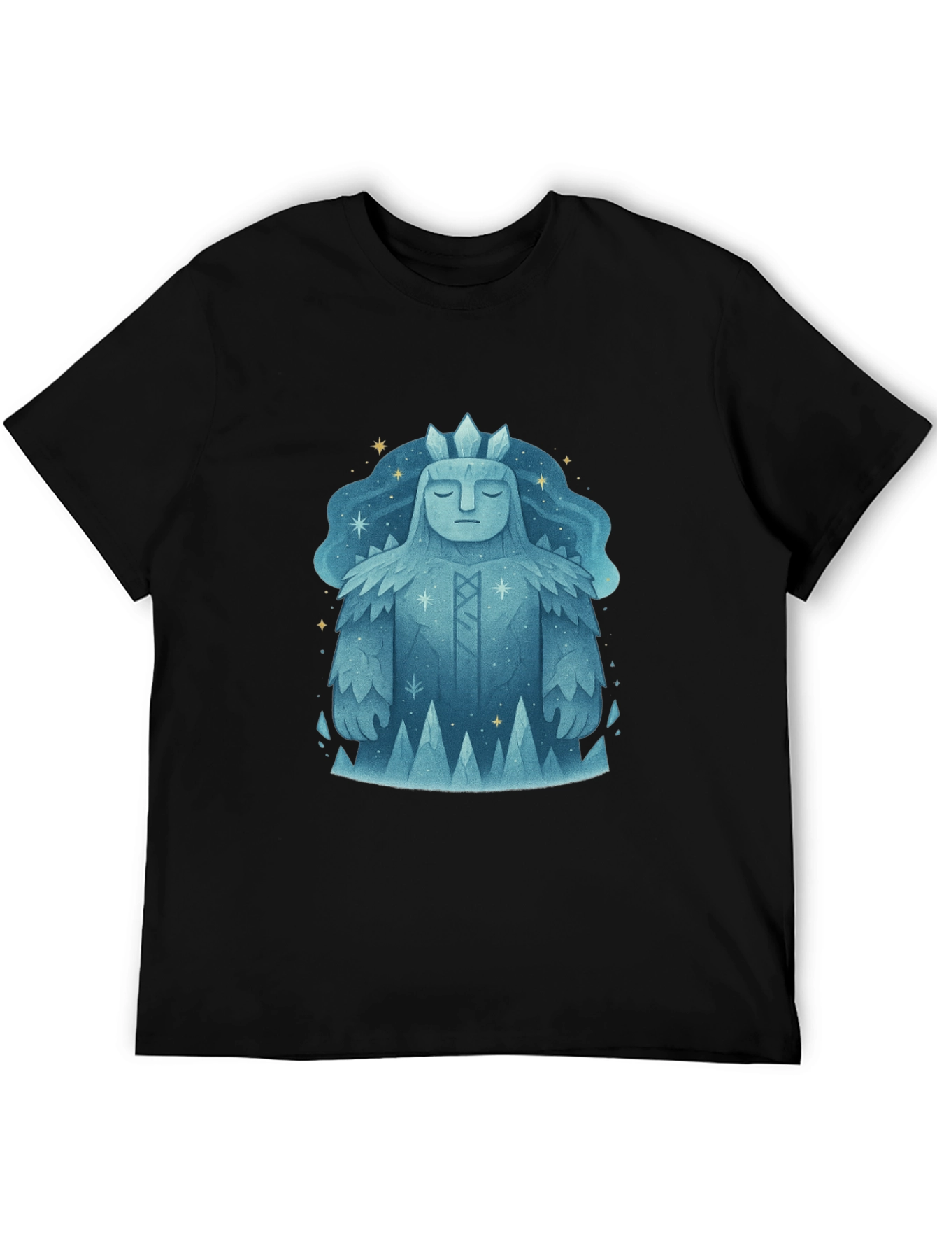Winter Spirit Graphic Tee - Black