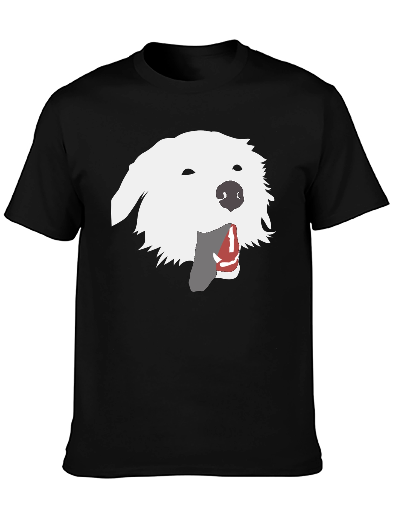 Dog Graphic Tee - Black T-Shirt