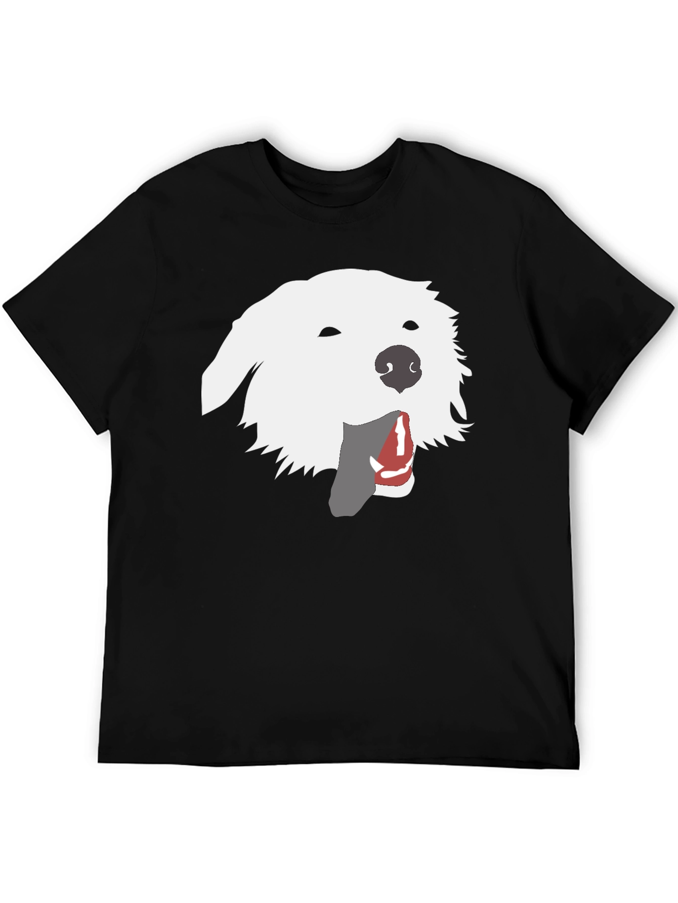 Dog Graphic Tee - Black T-Shirt