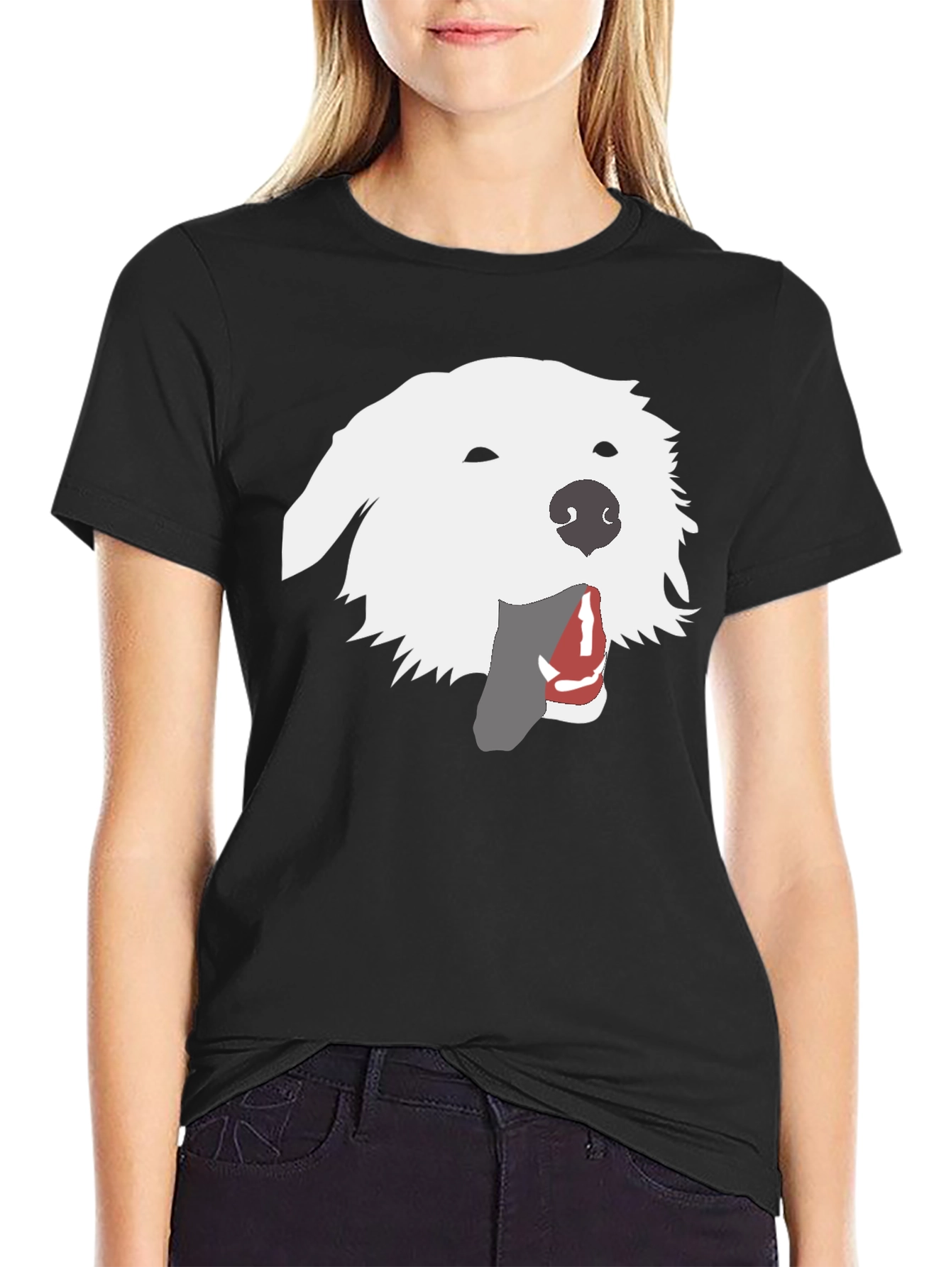 Dog Graphic Tee - Black T-Shirt