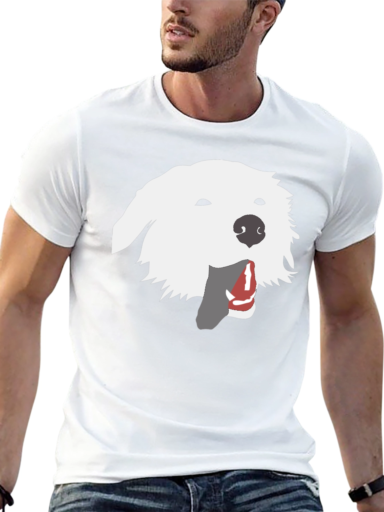 Dog Graphic Tee - Black T-Shirt