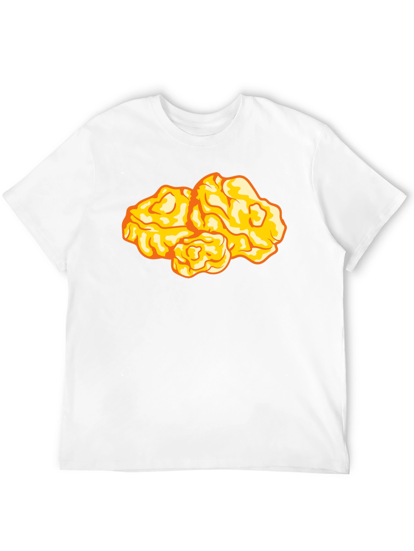 Funny Chicken Nugget Graphic T-Shirt - Foodie Fashion