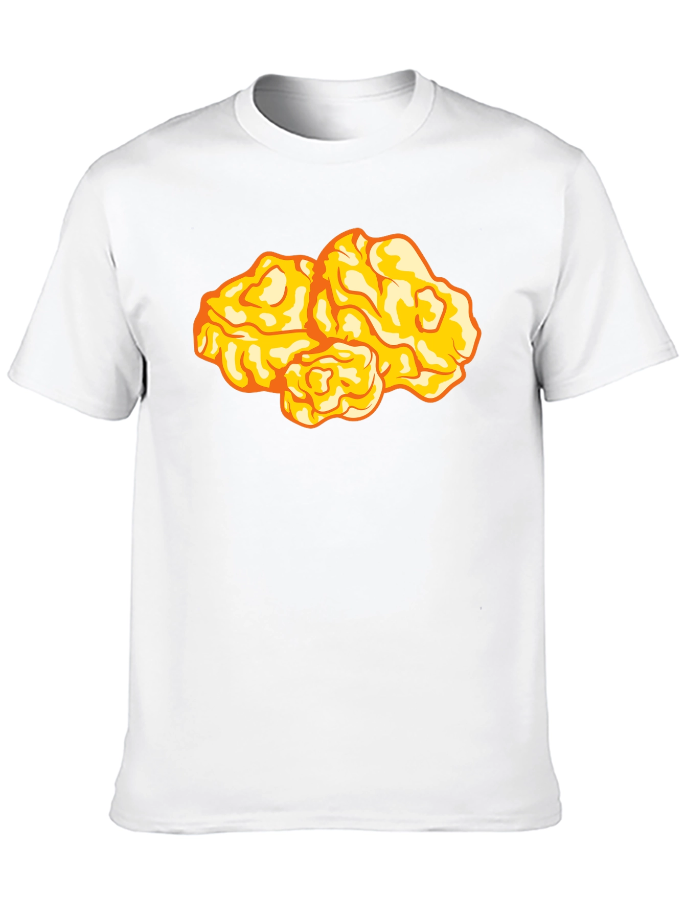 Funny Chicken Nugget Graphic T-Shirt - Foodie Fashion
