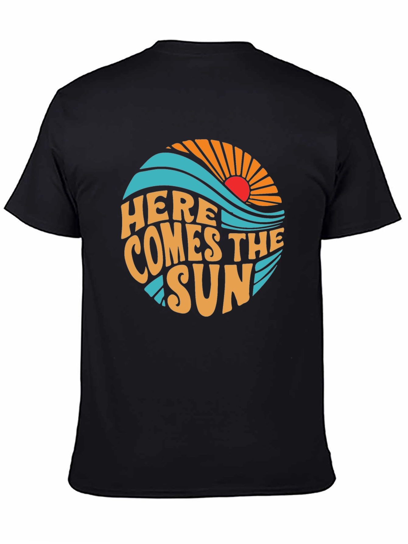 Here Comes the Sun Graphic Tee - Retro Style