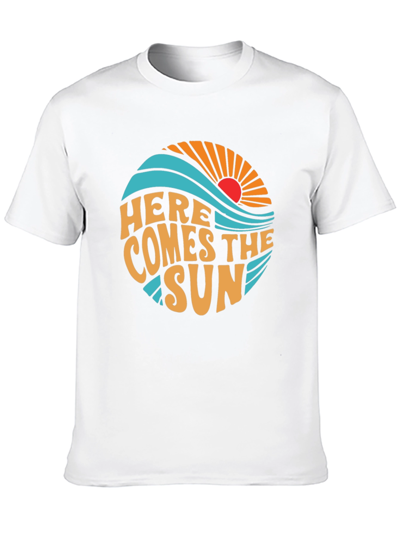Here Comes the Sun Graphic Tee - Retro Style