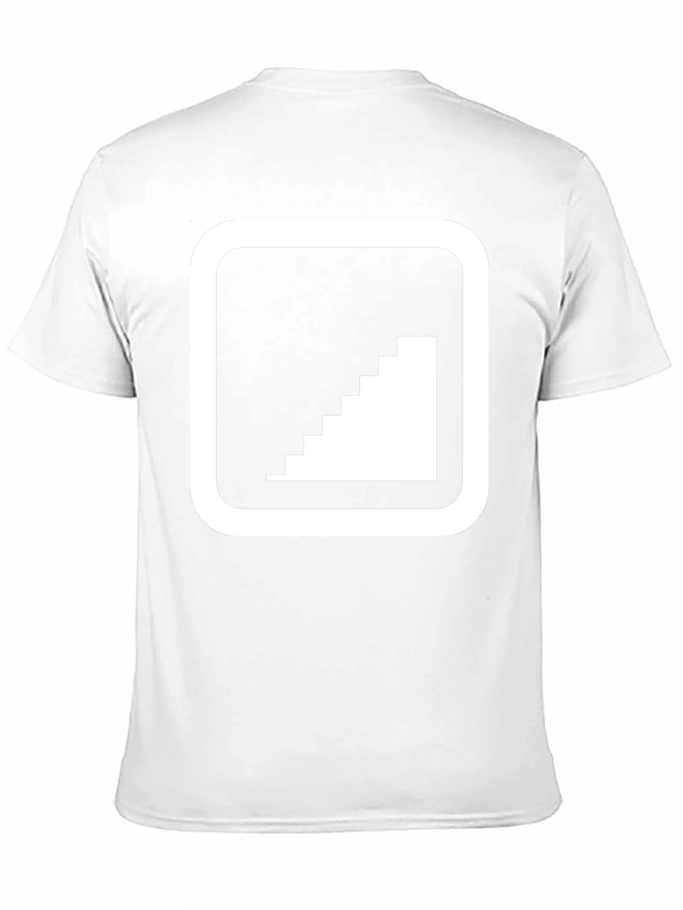 Pixel Staircase Graphic Tee - Modern Comfort