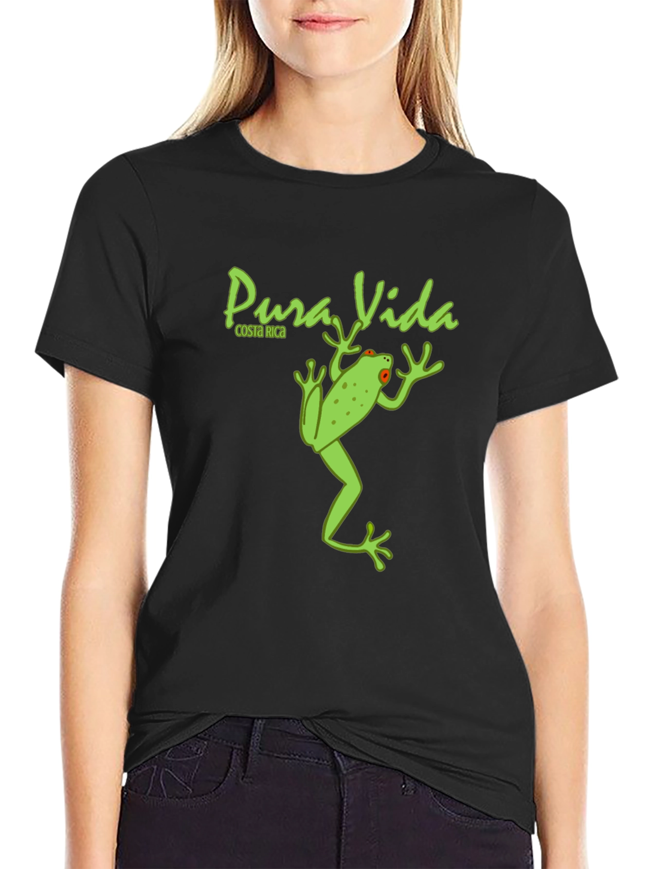 Pura Vida Costa Rica Frog Tee