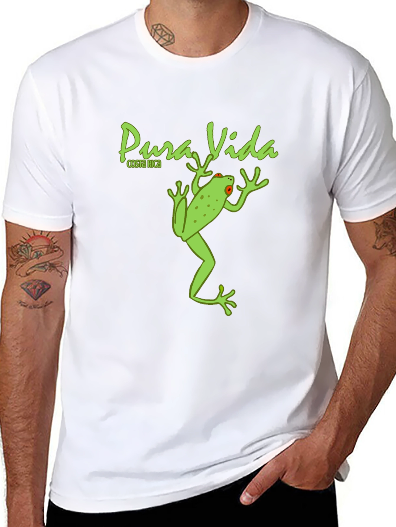 Pura Vida Costa Rica Frog Tee