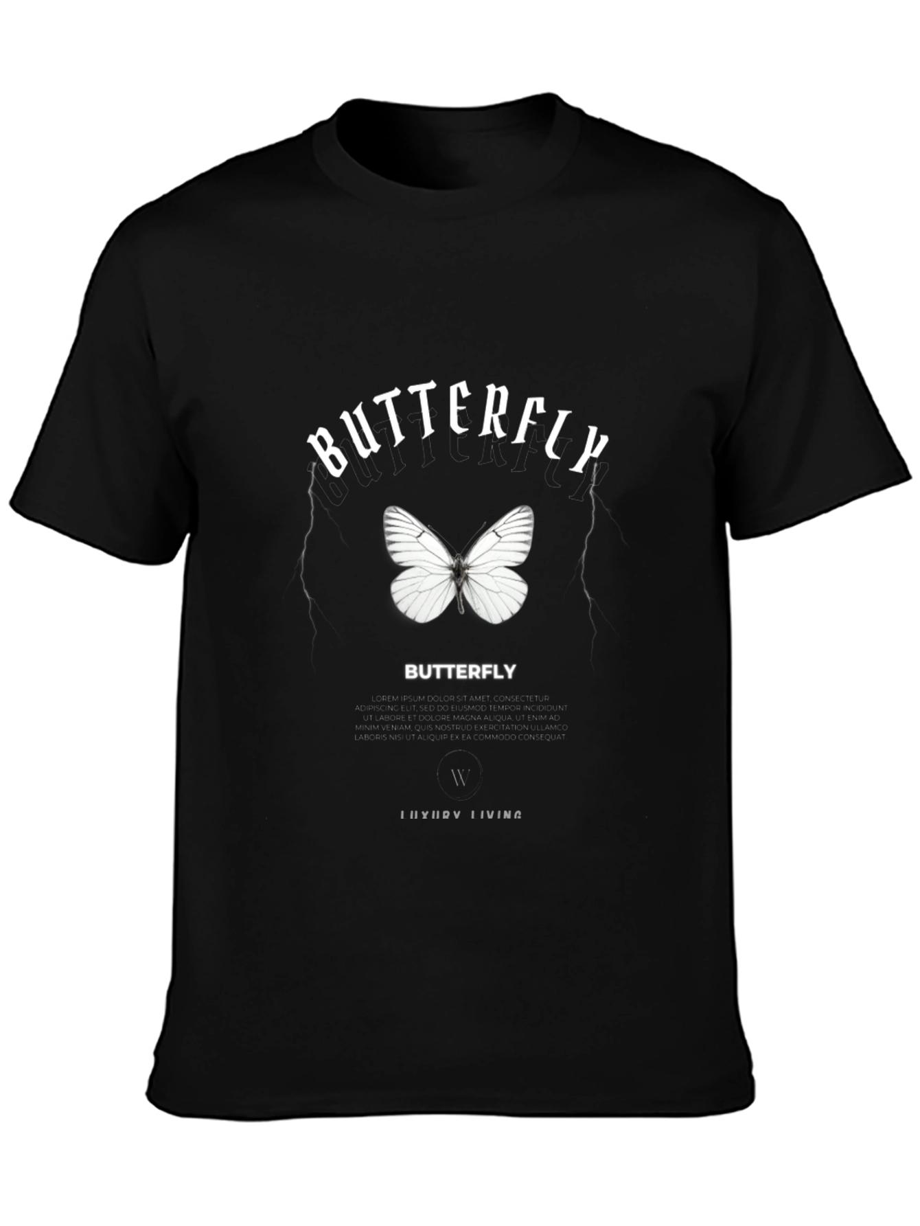Butterfly Graphic Print Tee
