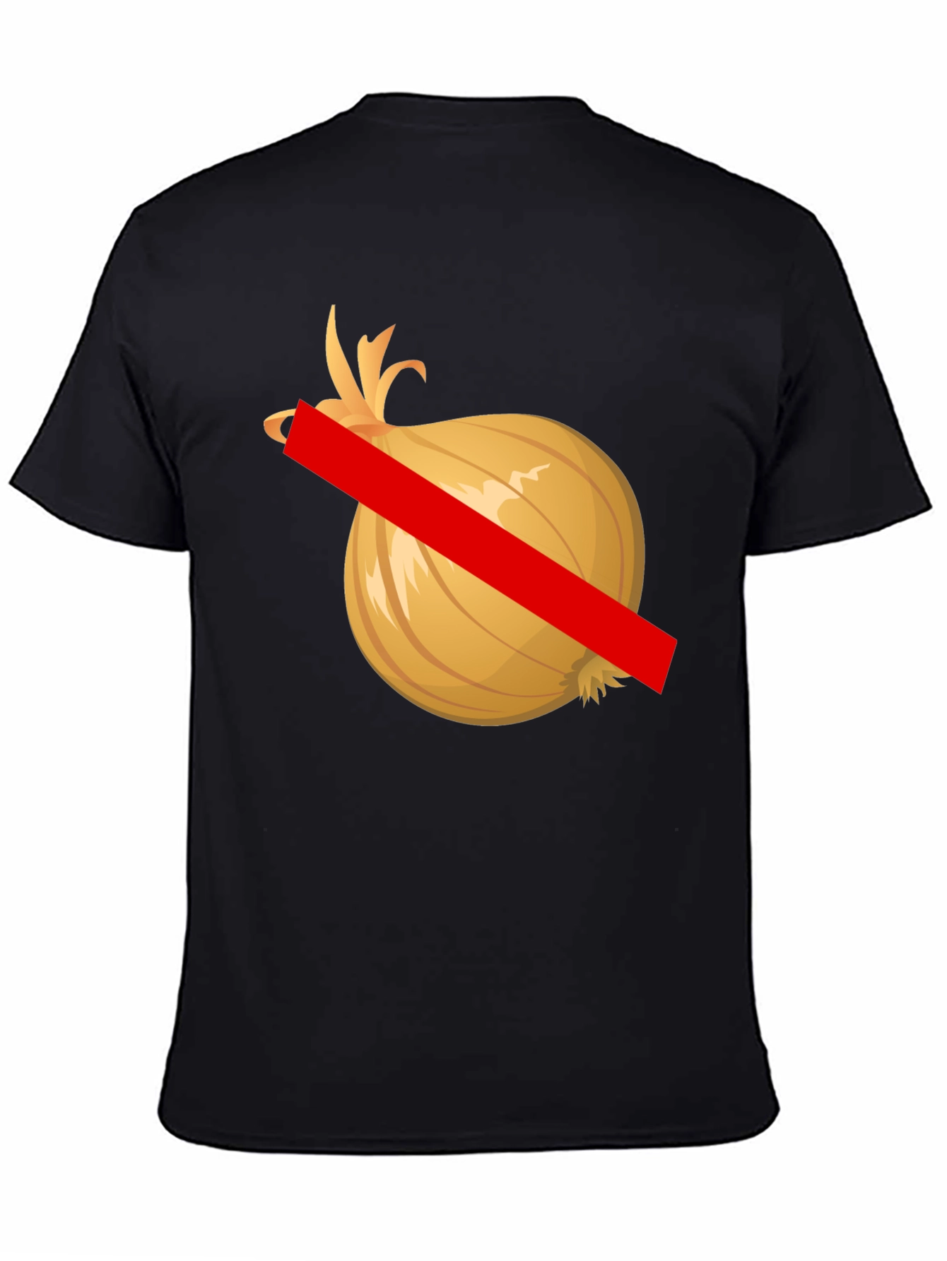 No Onion Black T-Shirt - Graphic Tee