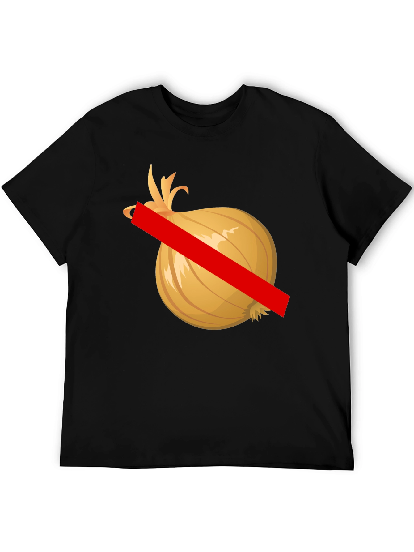 No Onion Black T-Shirt - Graphic Tee
