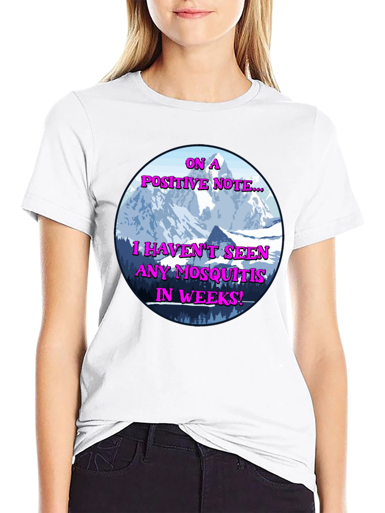 On A Positive Note Graphic T-Shirt