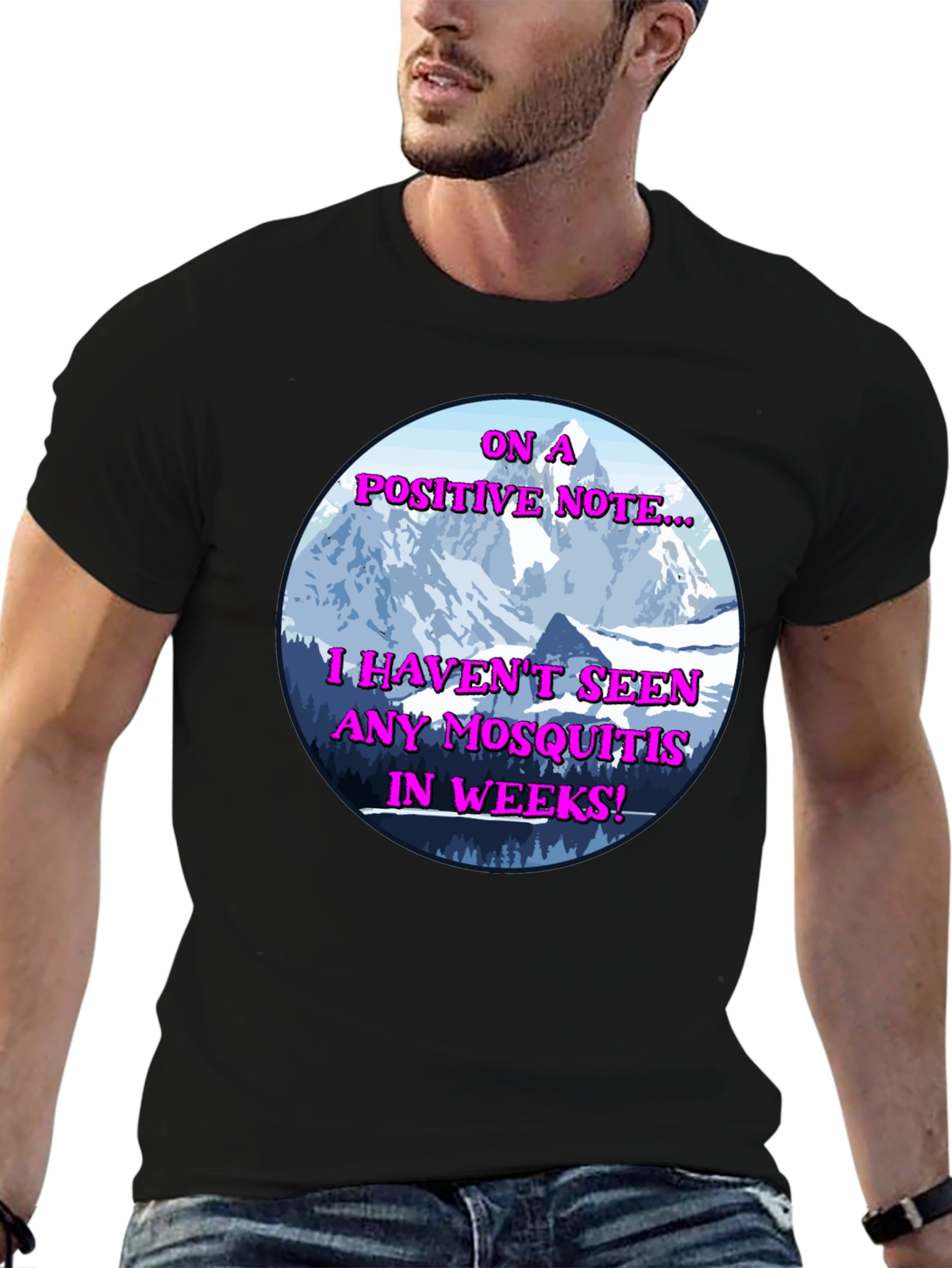 On A Positive Note Graphic T-Shirt