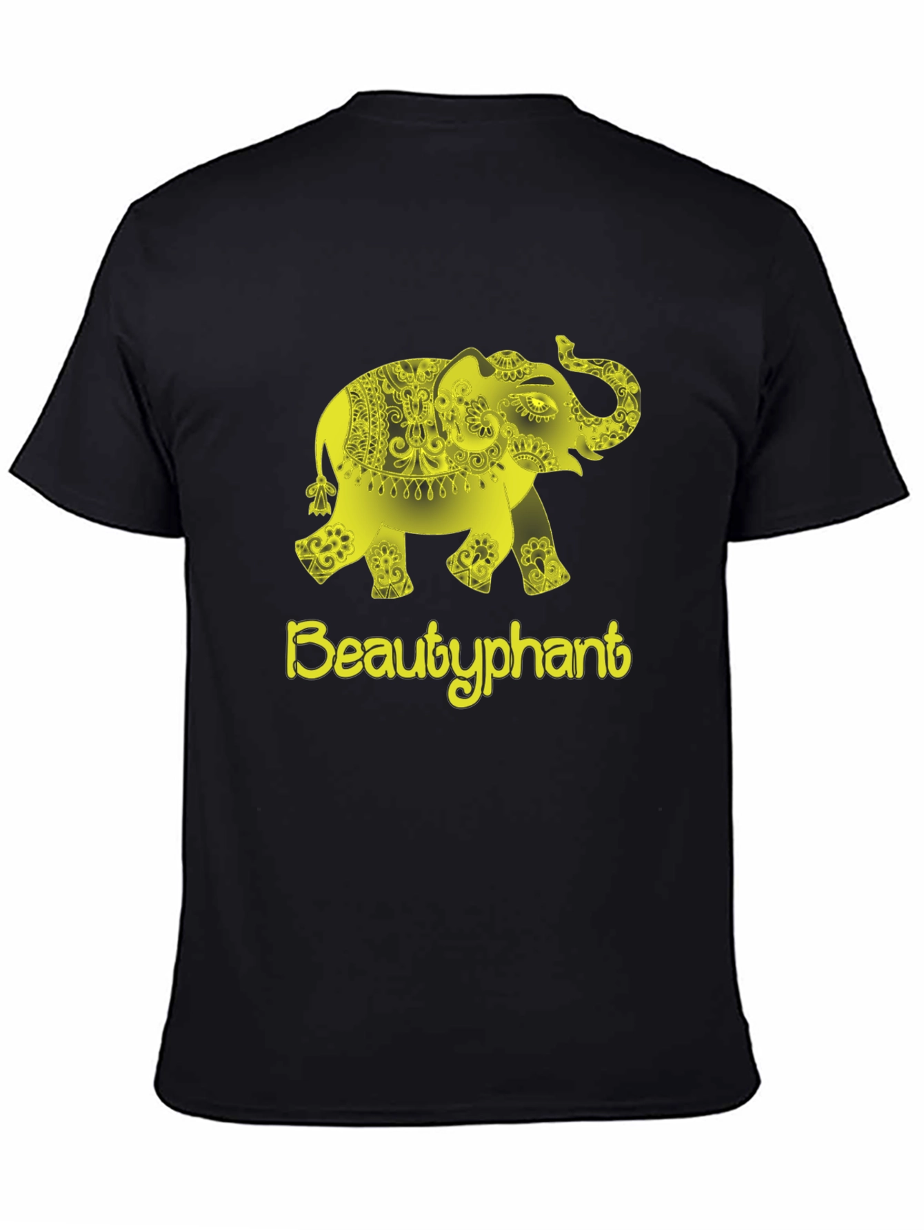 Beautyphant Black T-Shirt - Elephant Graphic Tee