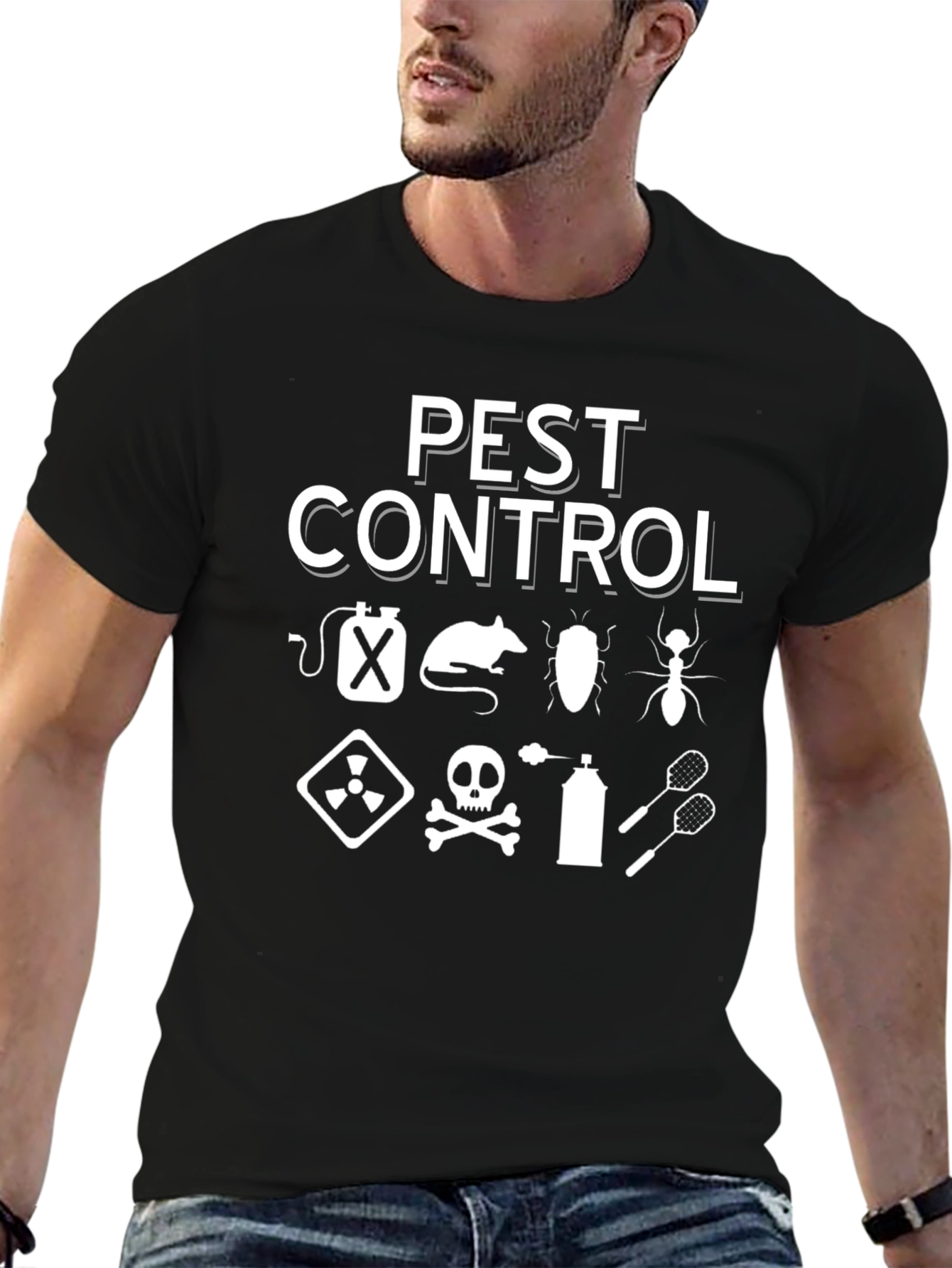 Pest Control Graphic T-Shirt - Exterminate Pests!