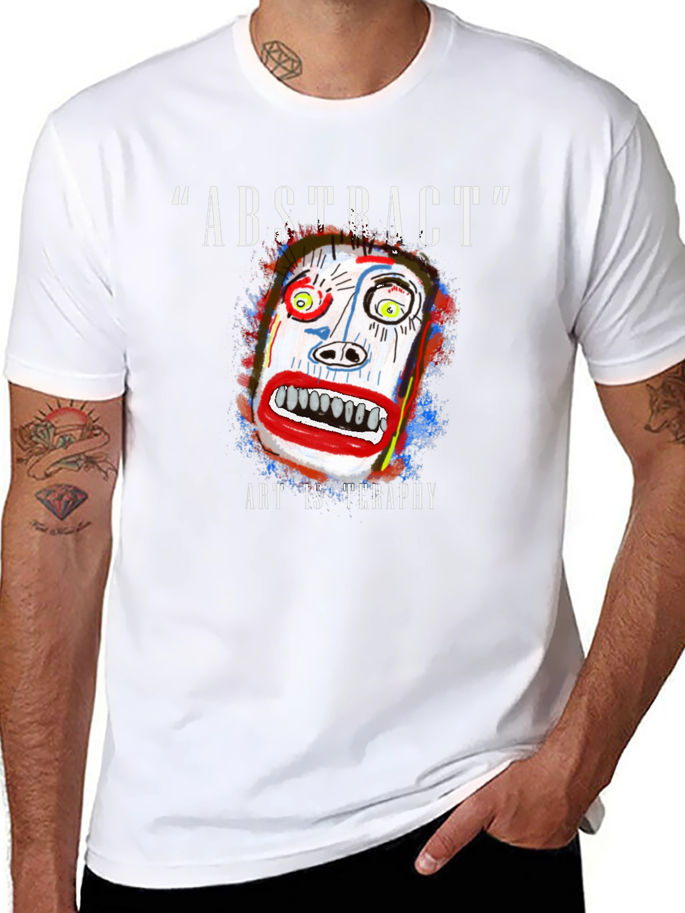 Abstract Art Therapy Graphic Tee