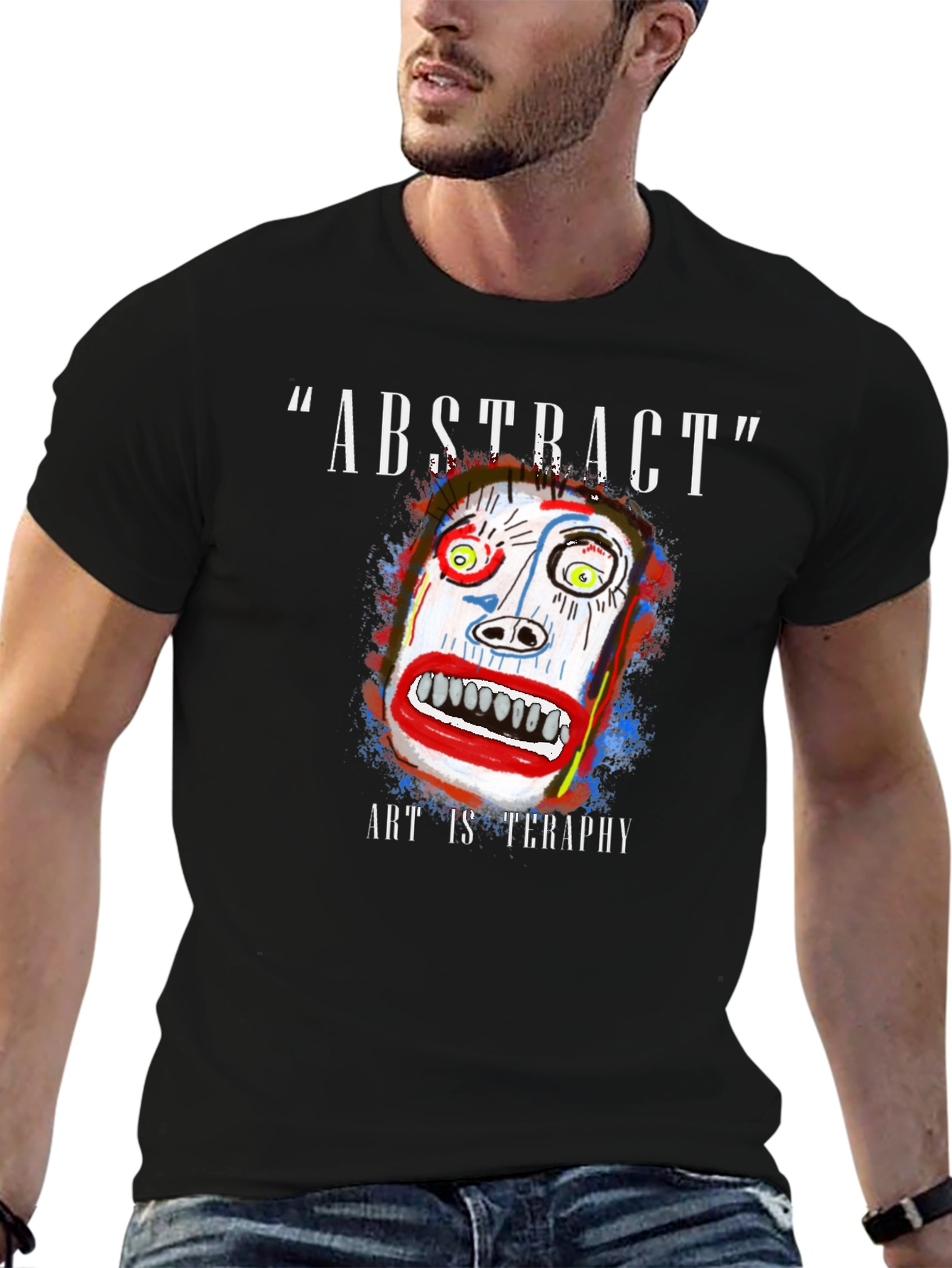 Abstract Art Therapy Graphic Tee