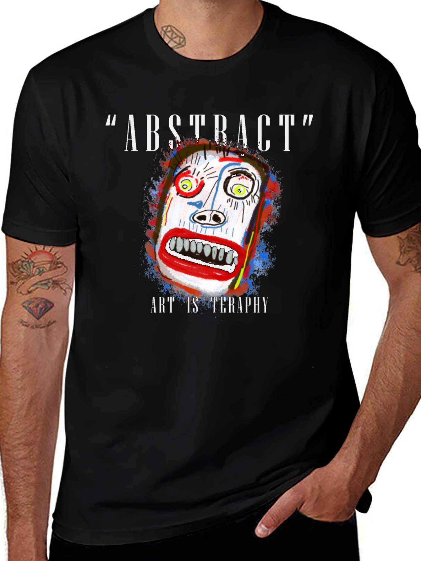 Abstract Art Therapy Graphic Tee