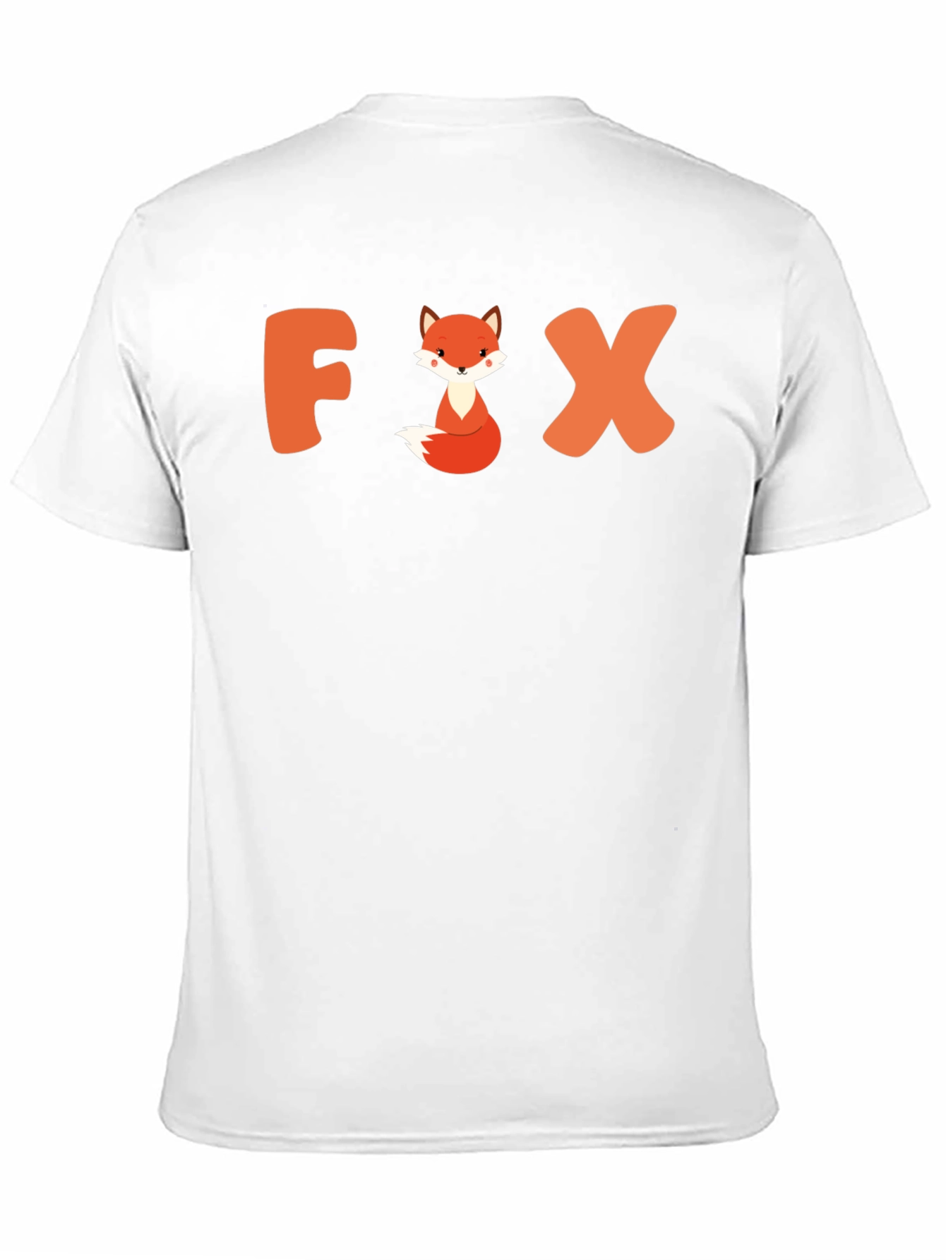 Cute Fox Graphic Tee - Unisex Black T-Shirt