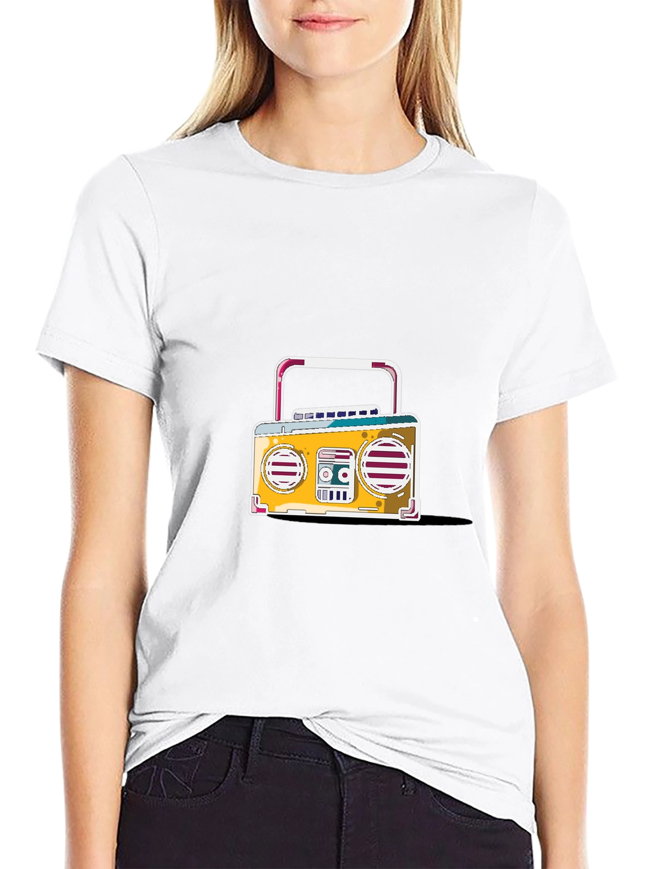 Retro Radio Graphic T-Shirt