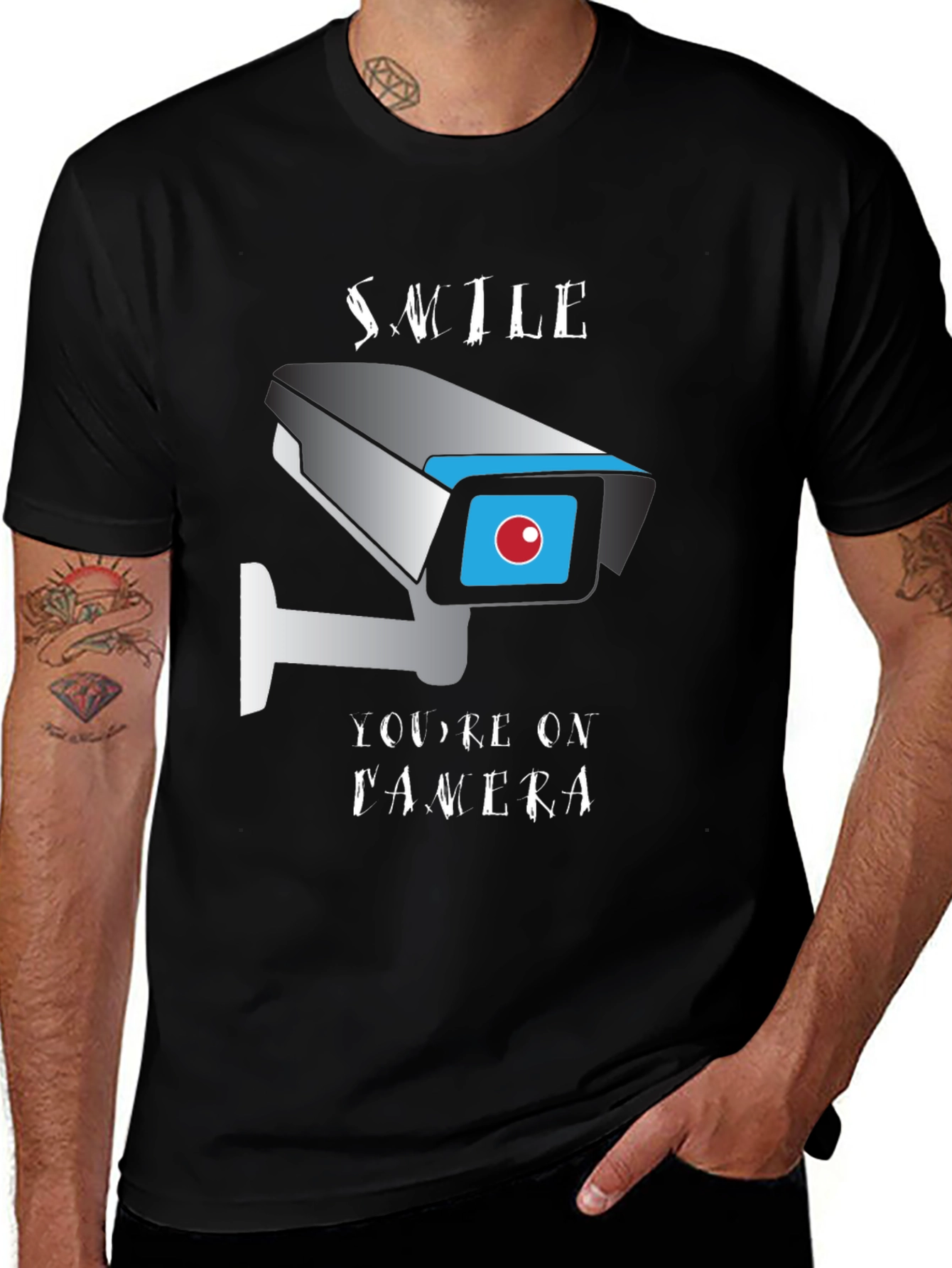 Smile Youre on Camera Graphic Tee