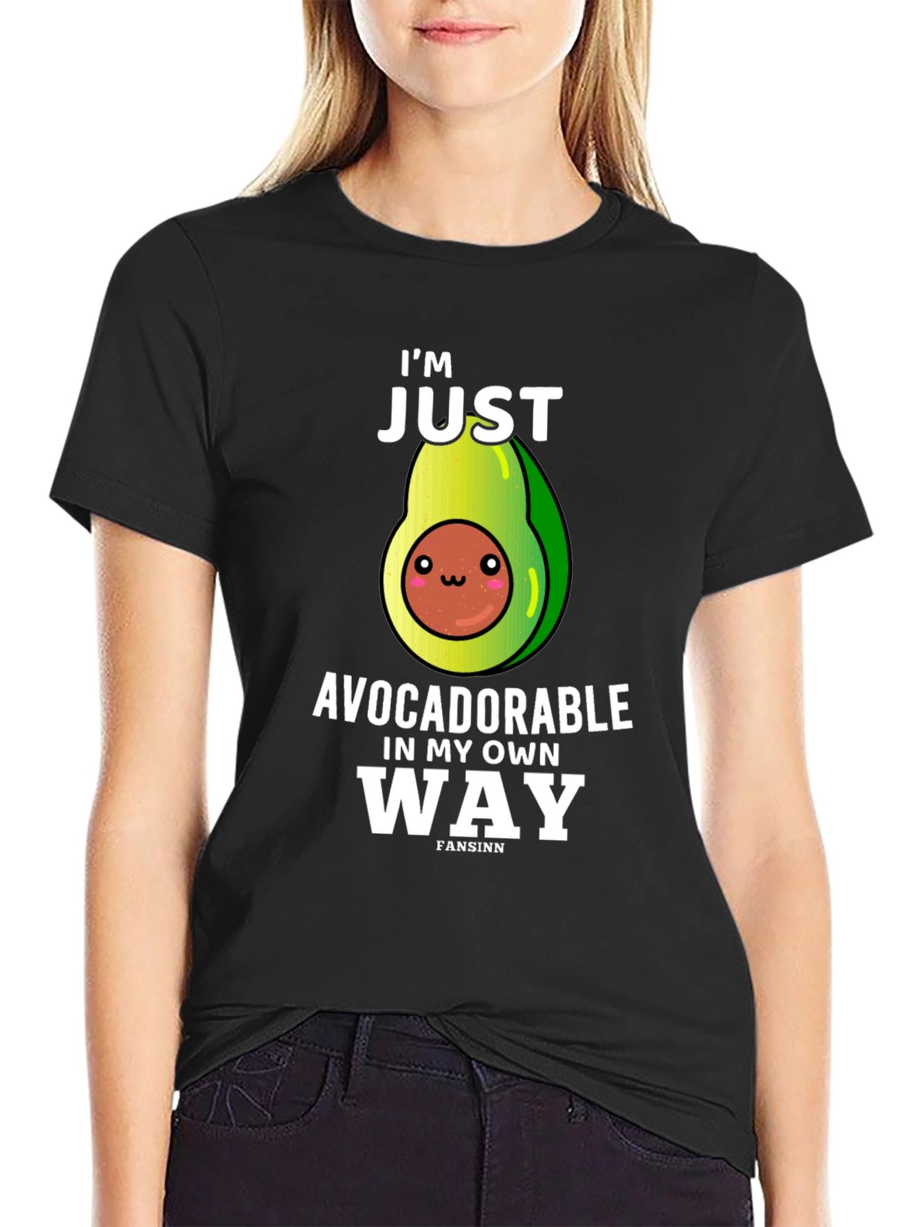 Avocado Pun T-Shirt - Im Just Avocadorable