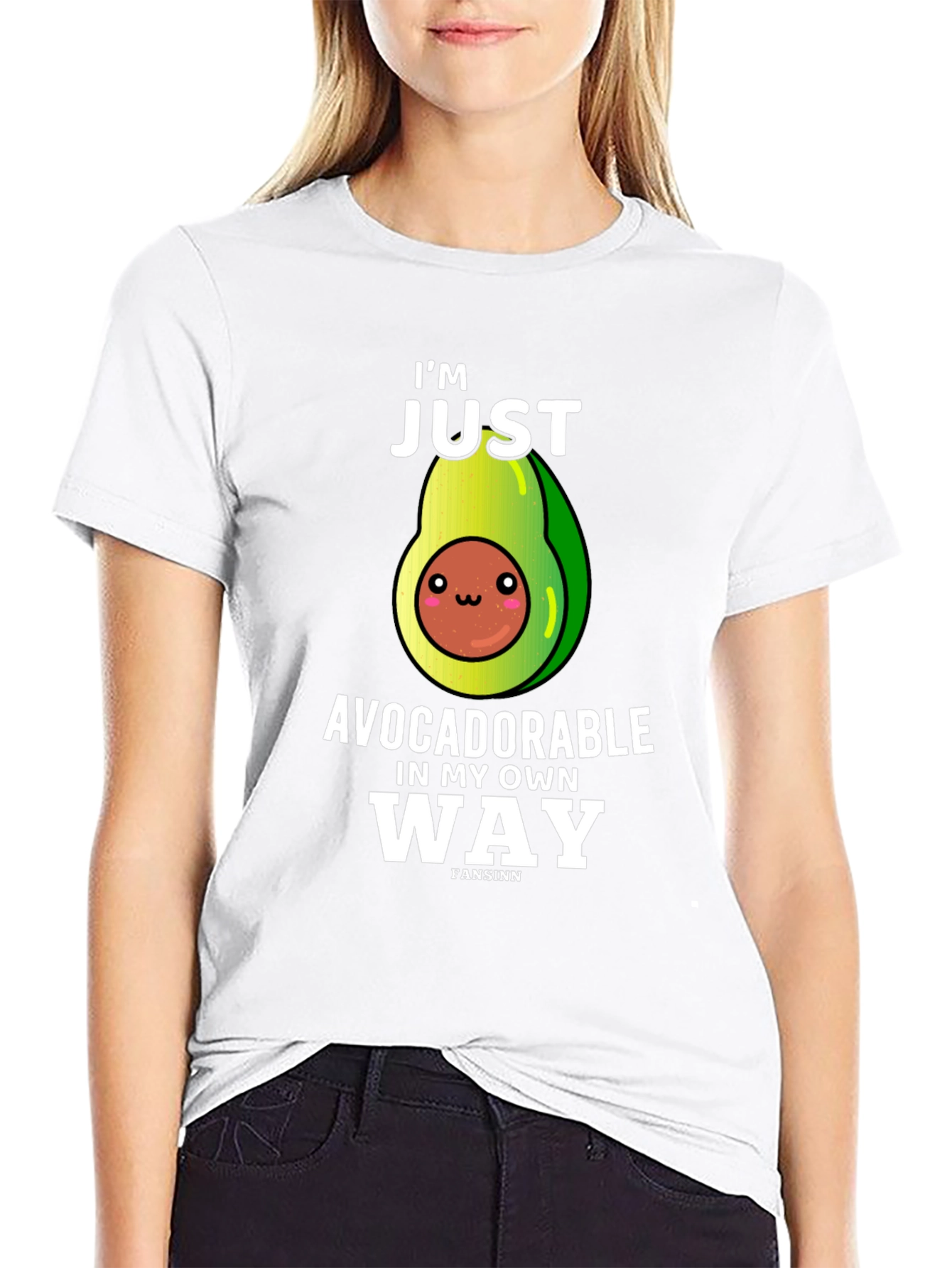 Avocado Pun T-Shirt - Im Just Avocadorable